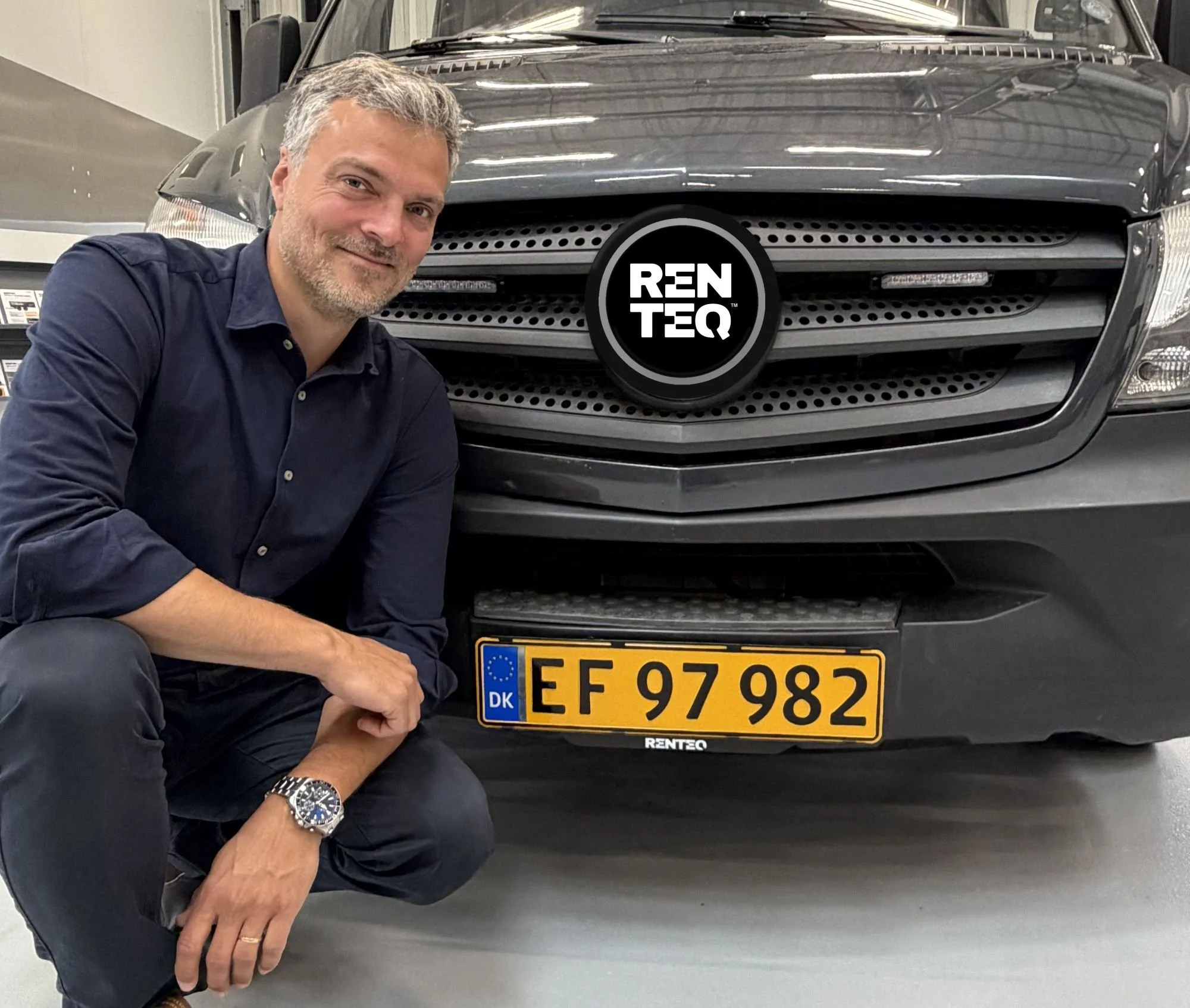 Danmarks første konverterede el-Sprinter har fået nummerplader på