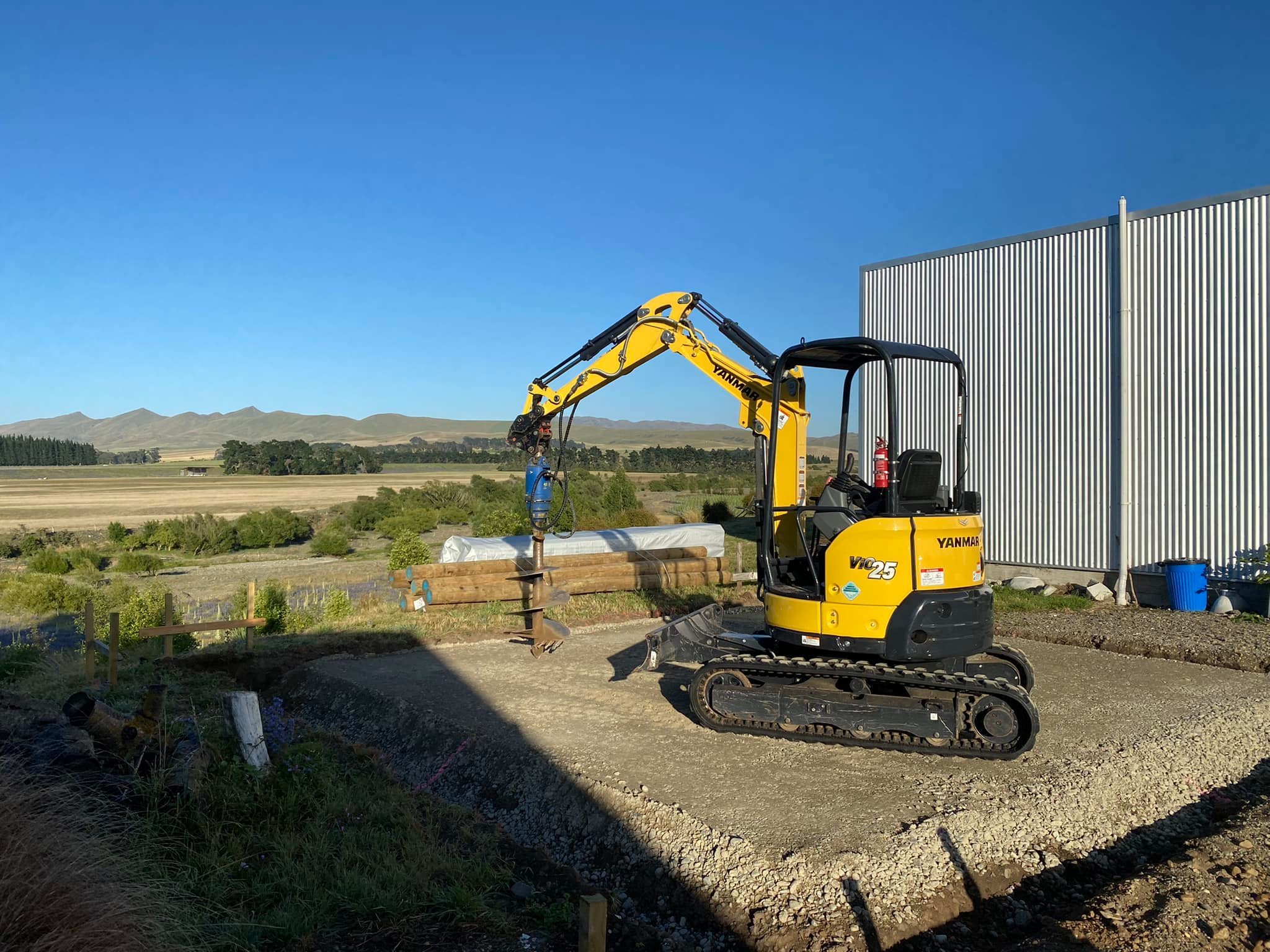 Foundation preparation North Canterbury