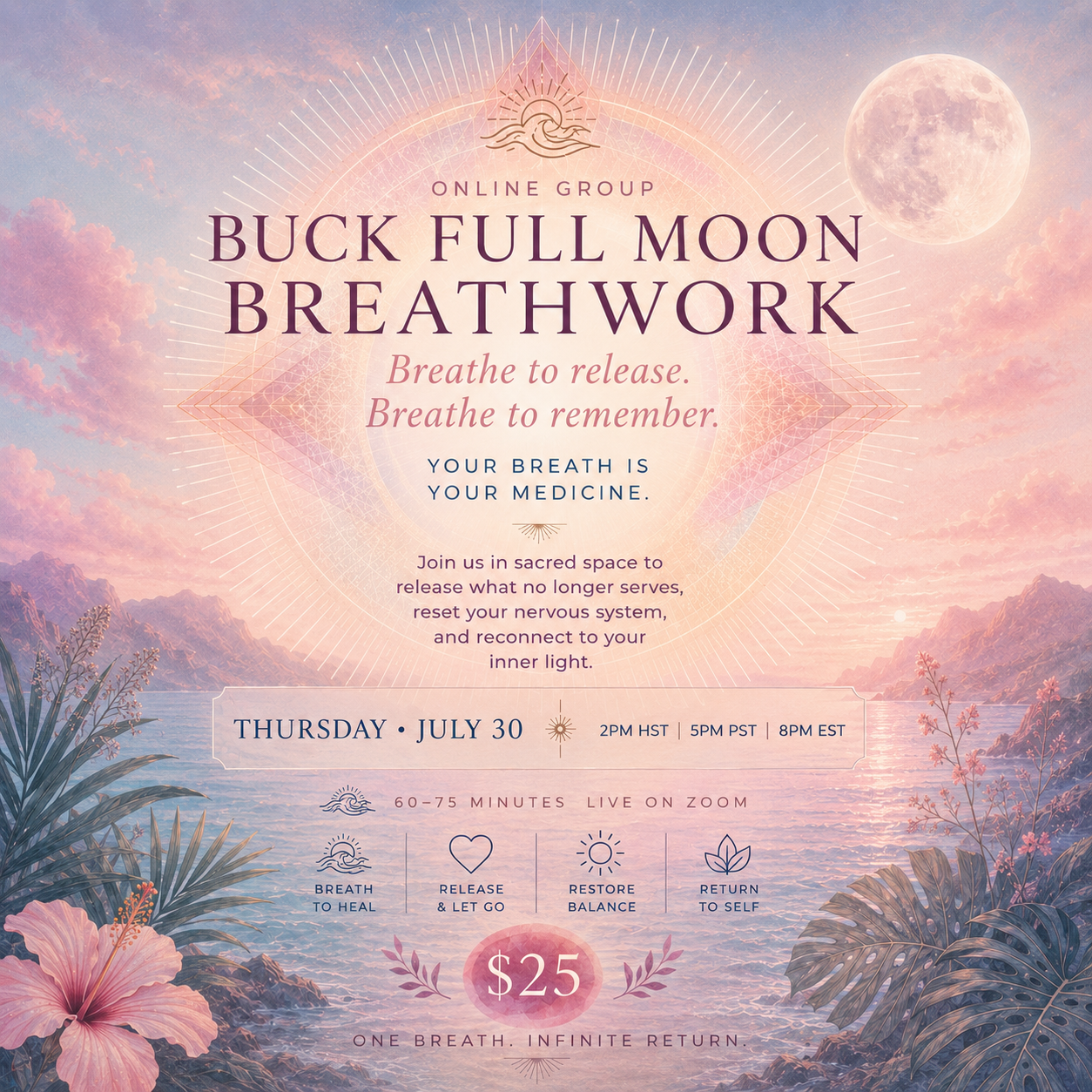 Buck Full Moon Breathwork