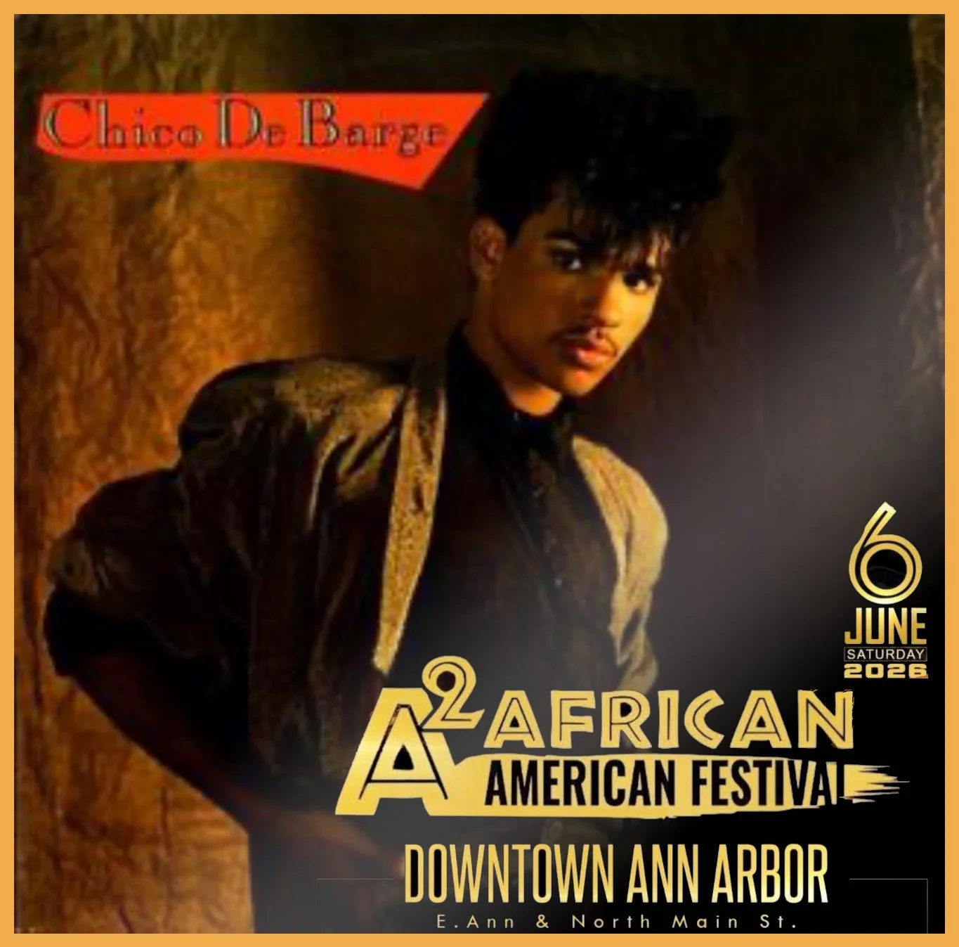 Chico Debarge to Headline the Ann Arbor African American Festival on June 6th