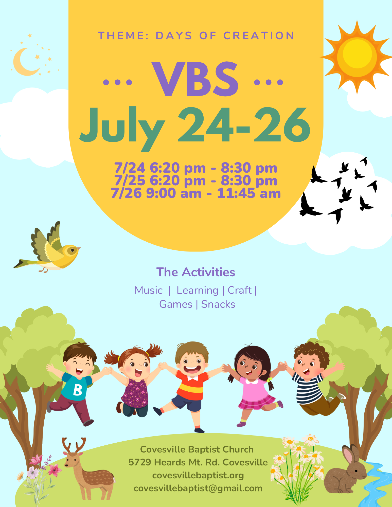 VBS 2025: Days of Creation