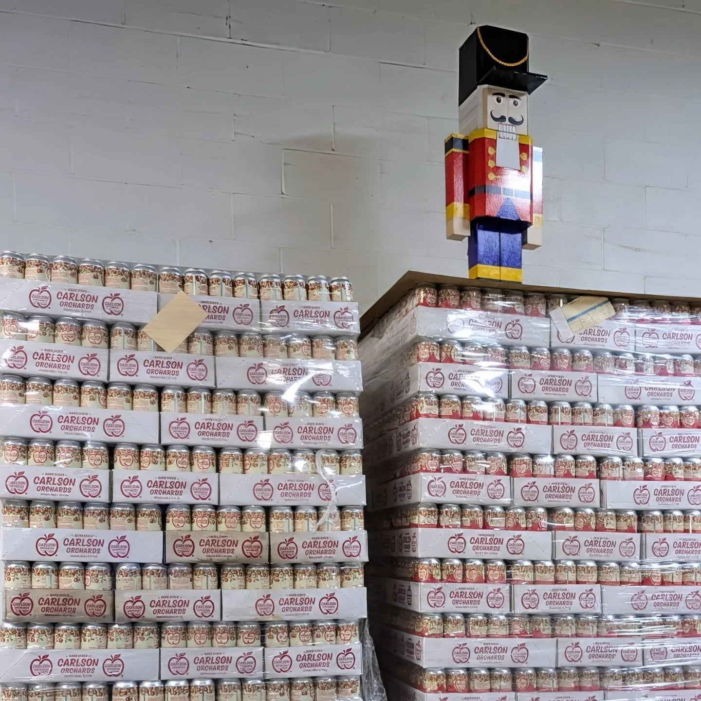 Forget Elf on a Shelf &mdash; 
We&rsquo;ve got a Nutcracker on a Cider Pallet!
Even the cider mill is getting ready for Christmas.