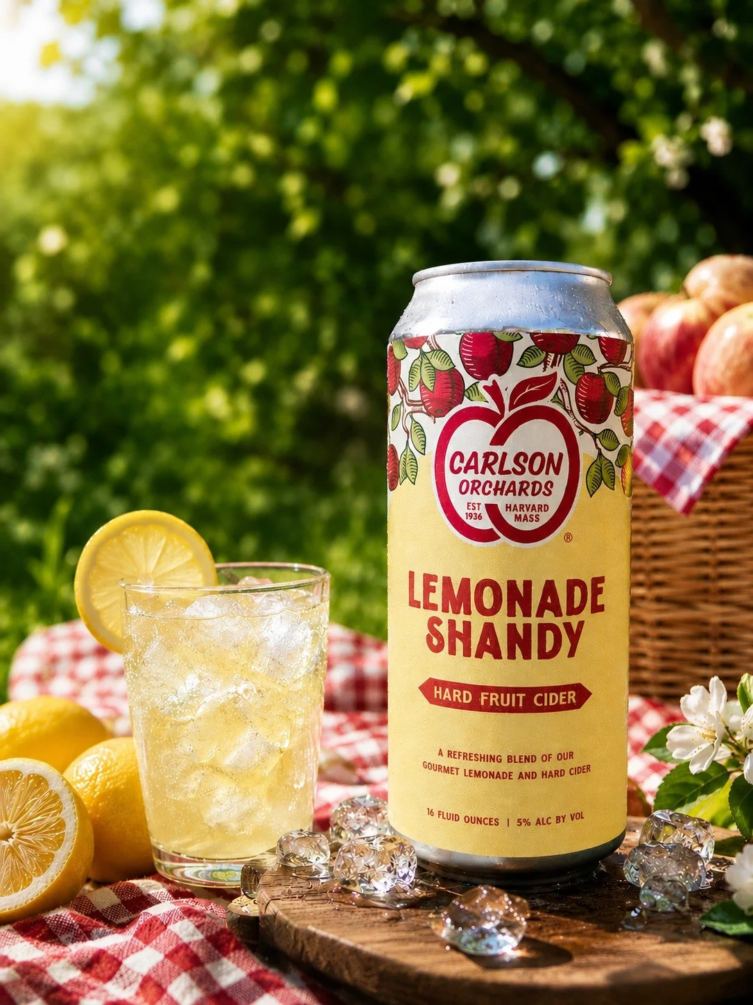 Warmer weather is finally on the way. ☀️🍋
Grab a Lemonade Shandy for your next picnic &mdash; a refreshing blend of our gourmet lemonade and hard cider, made for sunshine, long afternoons, and summer weekends ahead.

#CarlsonHardCider #LemonadeShand