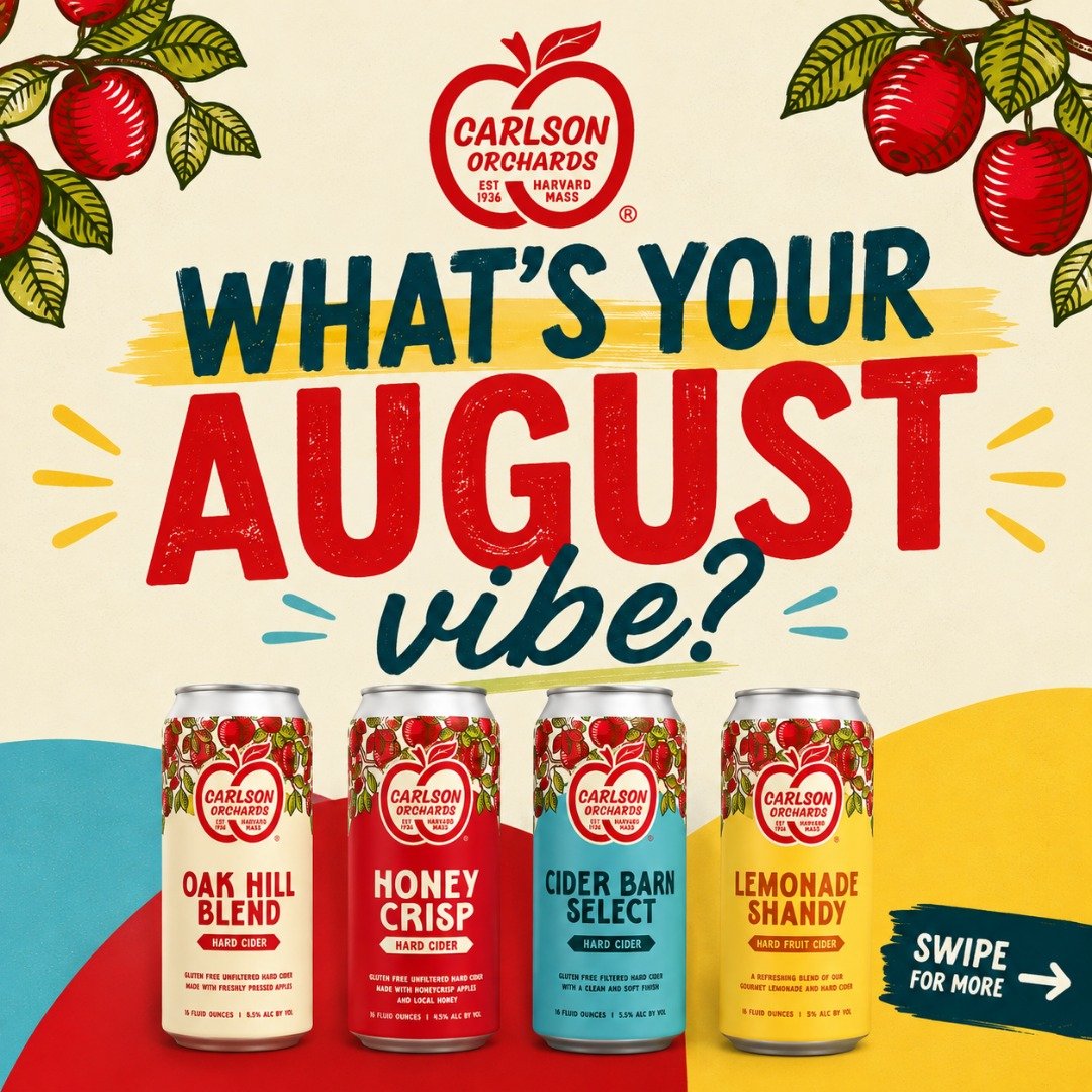 Summer isn't over yet, and neither are the best meals shared outside.

Whether you're firing up the grill, putting together the perfect charcuterie board, shucking oysters by the water, or chasing sunshine with fish tacos, there's a Carlson Orchards 