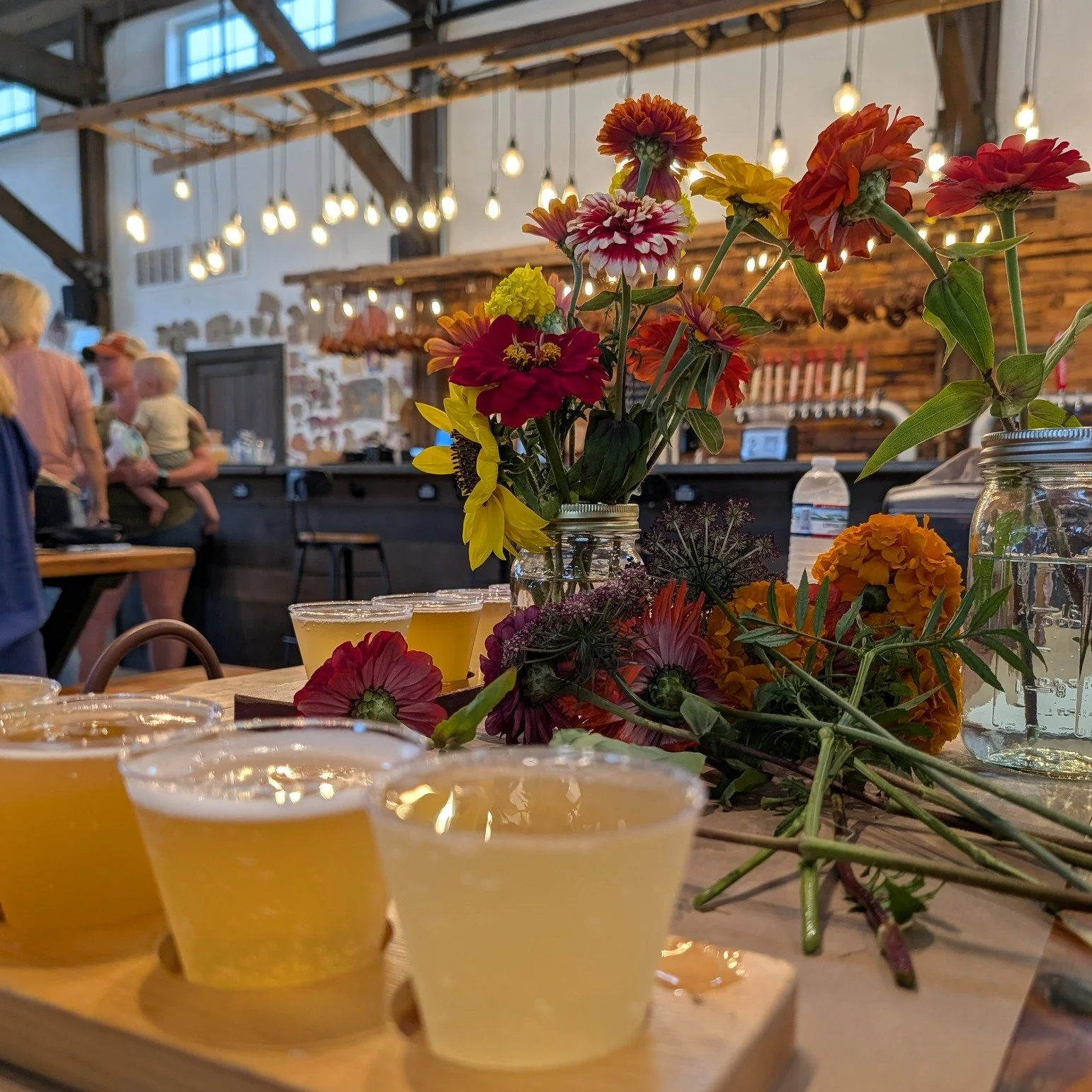 A big THANK YOU to everyone who came out for Petals &amp; Pints last week!  It was such a great evening at the farm&mdash;even if the rain decided to join us! 

We loved spending the evening with you, arranging flowers, sipping cider, and enjoying a 