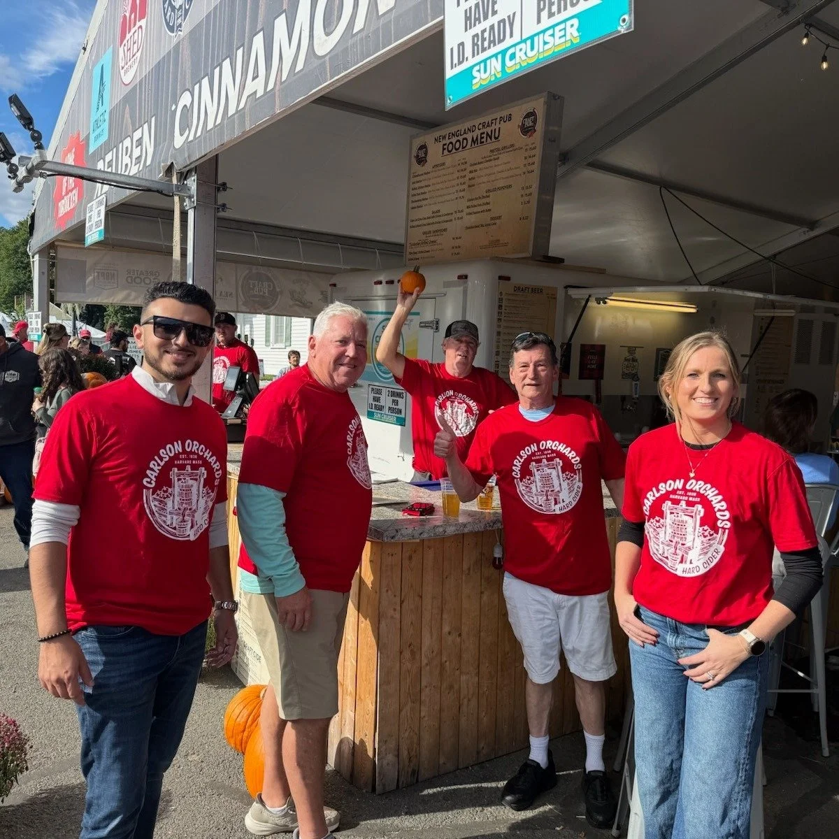 Carlson Orchards is at The Big E! 

If you&rsquo;re heading to The Big E, make sure you swing by and say hi to the Carlson Orchards Cider team! 

Come try our NEW non-alcoholic Sparkling Cider, along with a couple of Carlson favorites &mdash; Honeycr