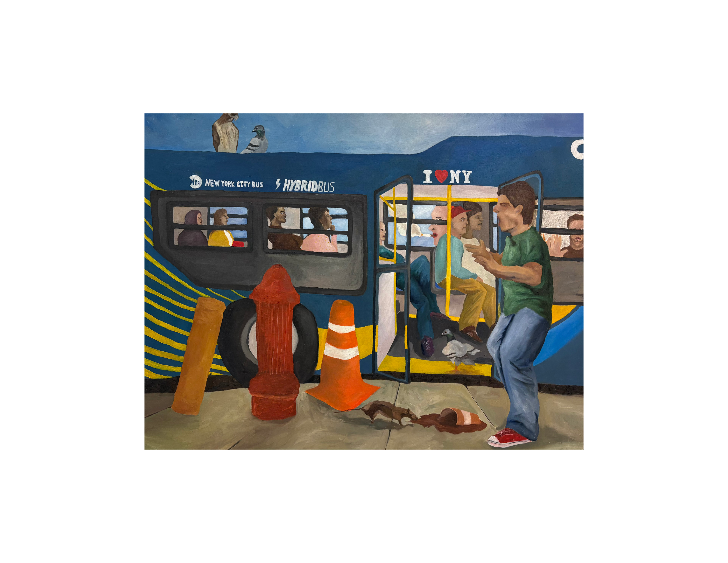 coulda flew | 48" x 36" | oil on canvas