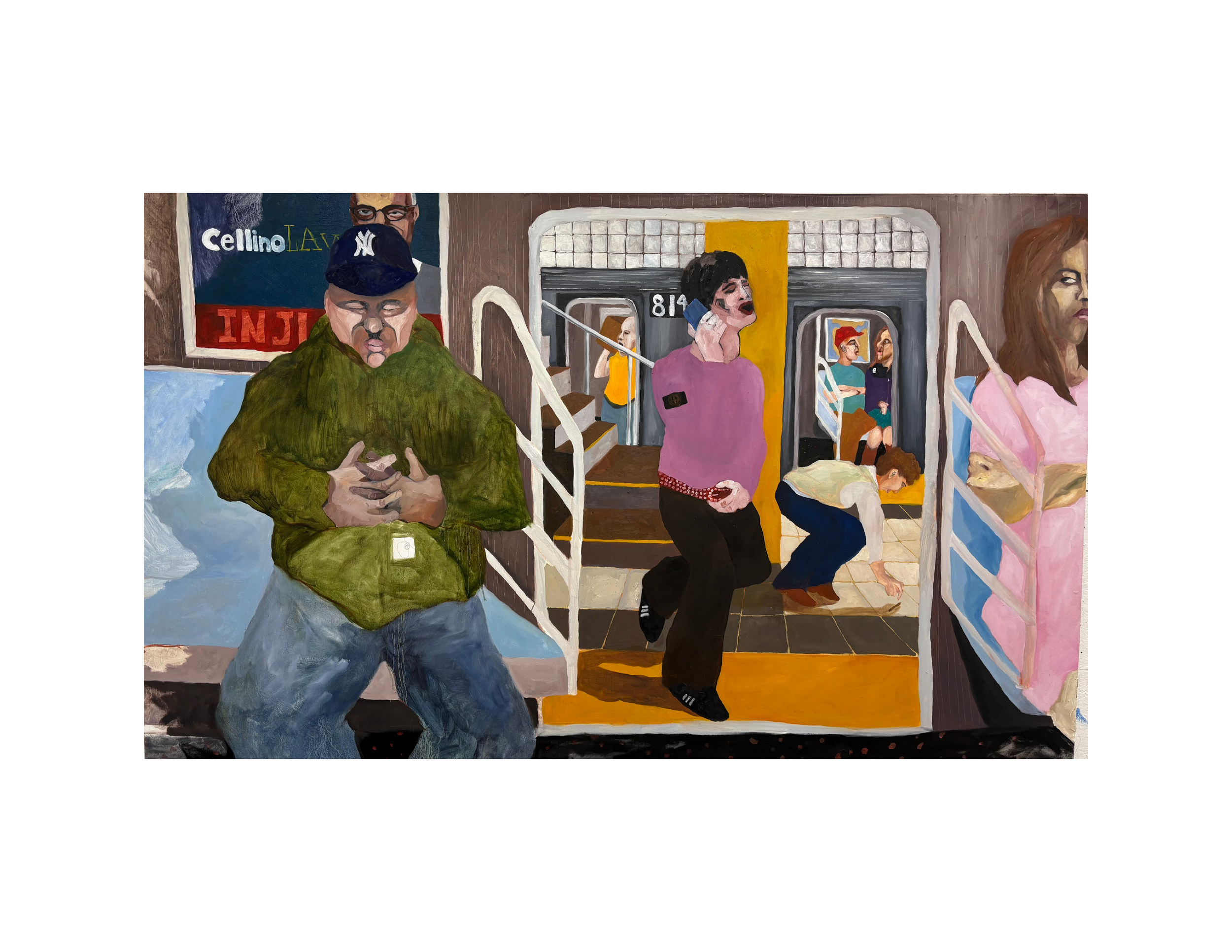 stuck at 8th | 48" x 36" | oil on canvas