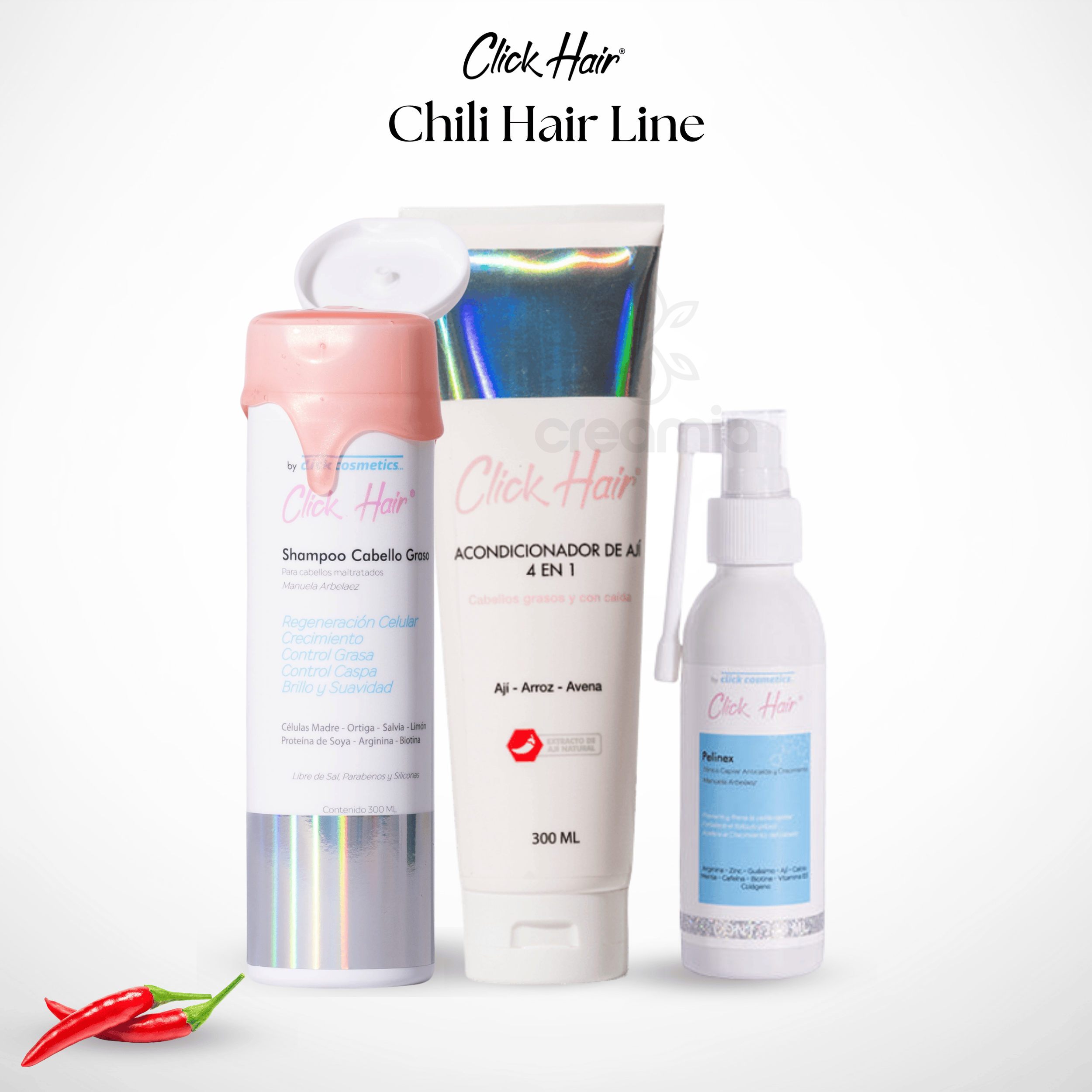 Click Hair  Anti Hair Loss  Kit - 3 Pack