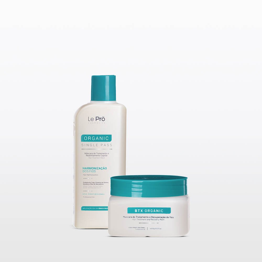 Bundle Le Pro Cosmetics Escova Progressiva 300 ml and Organic Botox 300g