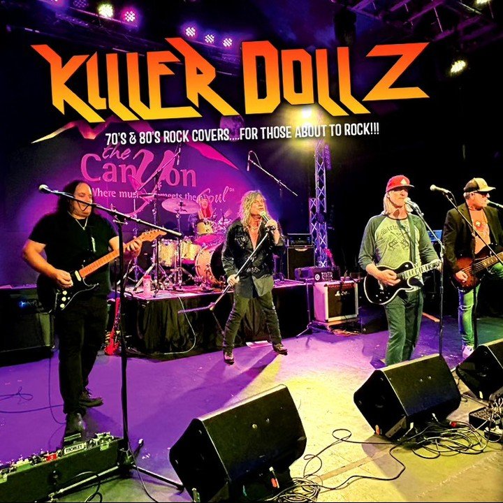 LATE CHANGE: The KILLER DOLLZ are performing on SUN 21st @ 3 PM.

Get ready to rock out with KILLER DOLLZ! 🎸 Based in Los Angeles, they're bringing the vibes of the 70s and 80s to life with their electrifying dance rock tunes.

From the classics to 