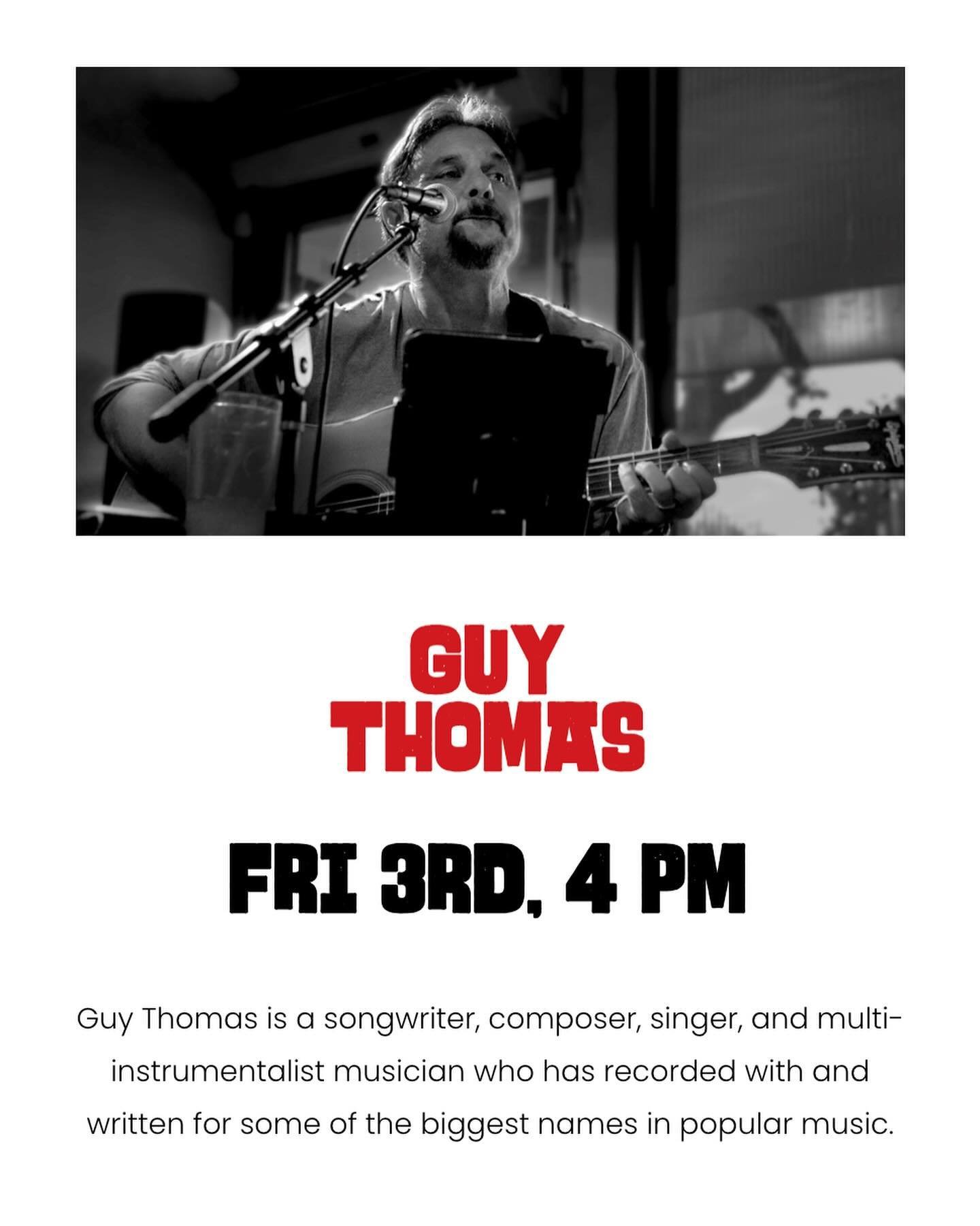 🌟 SAGEBRUSH CANTINA WEEKEND 🌟

THE WEEKND STARTS HERE! Join us for an unforgettable lineup of live music and beats that&rsquo;ll keep you dancing all night long!

🎶 FRI 3rd

Guy Thomas | 4 PM | Songwriter, composer, and multi-instrumentalist bring