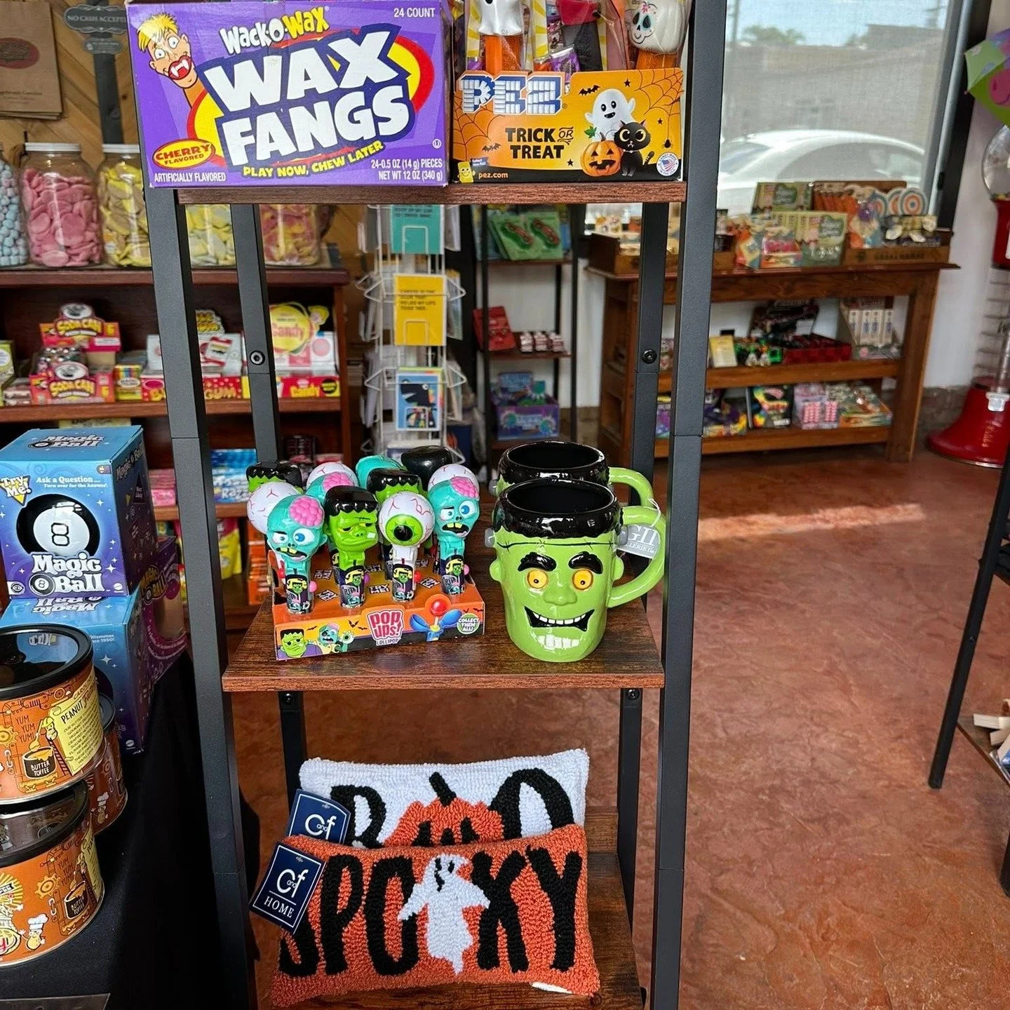 🎃👻 Trick or Treat Yourself at the Sagebrush General Store! 🍭🕸️

No tricks here &mdash; just fang-tastic treats! 🧛&zwj;♂️ Sink your teeth into our spooktacular selection of sweet goodies: ghostly gummies, killer cookies, petrifying popcorn, and c
