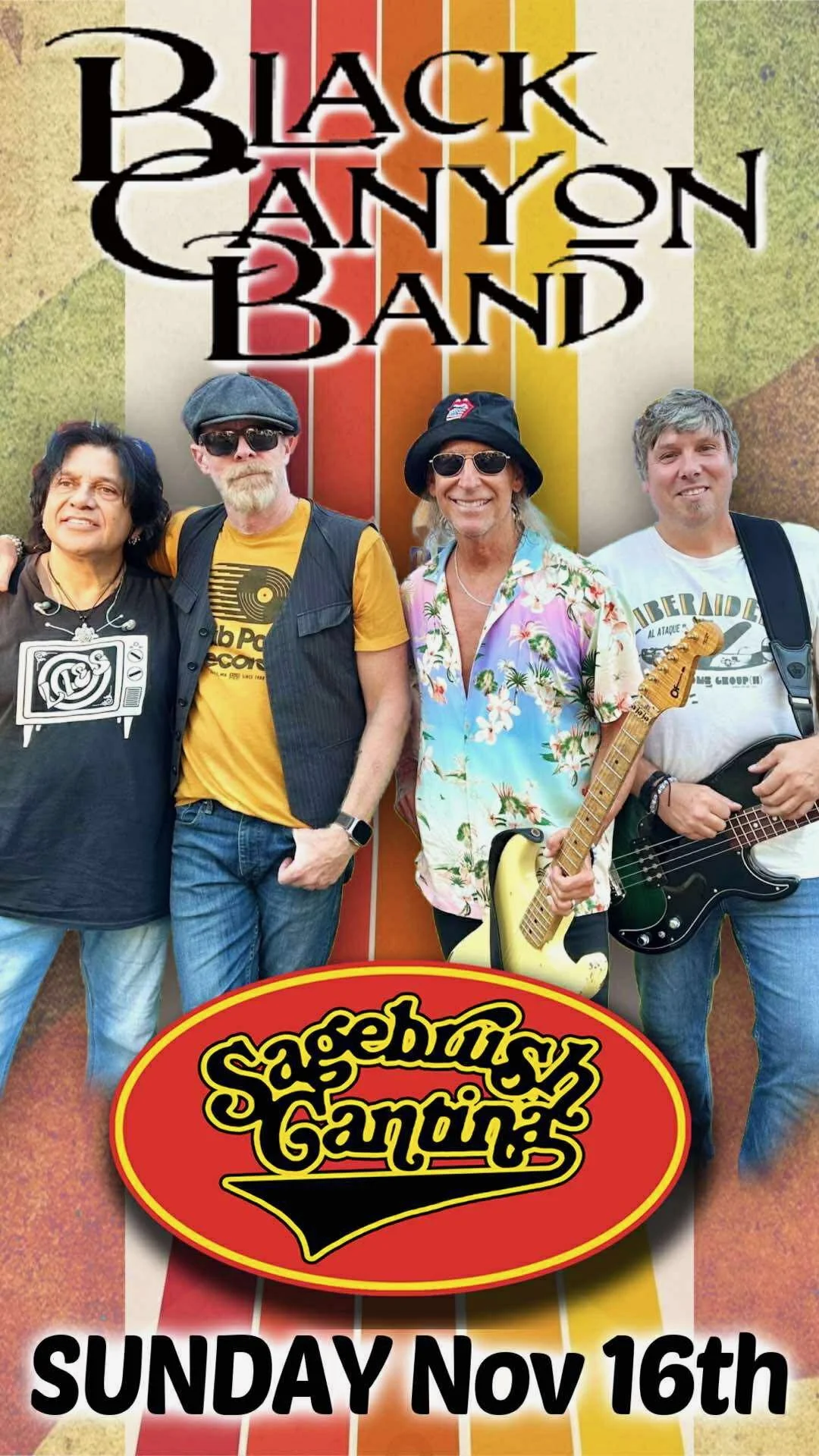 Image of live musicians playing at sagebrush Cantina