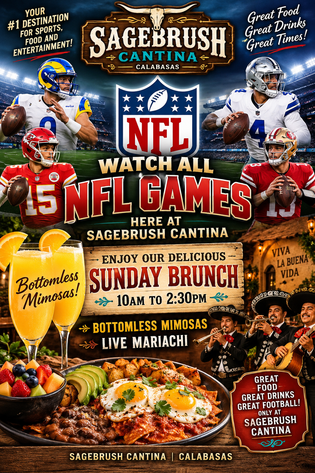 Sunday Brunch with Mimosas
