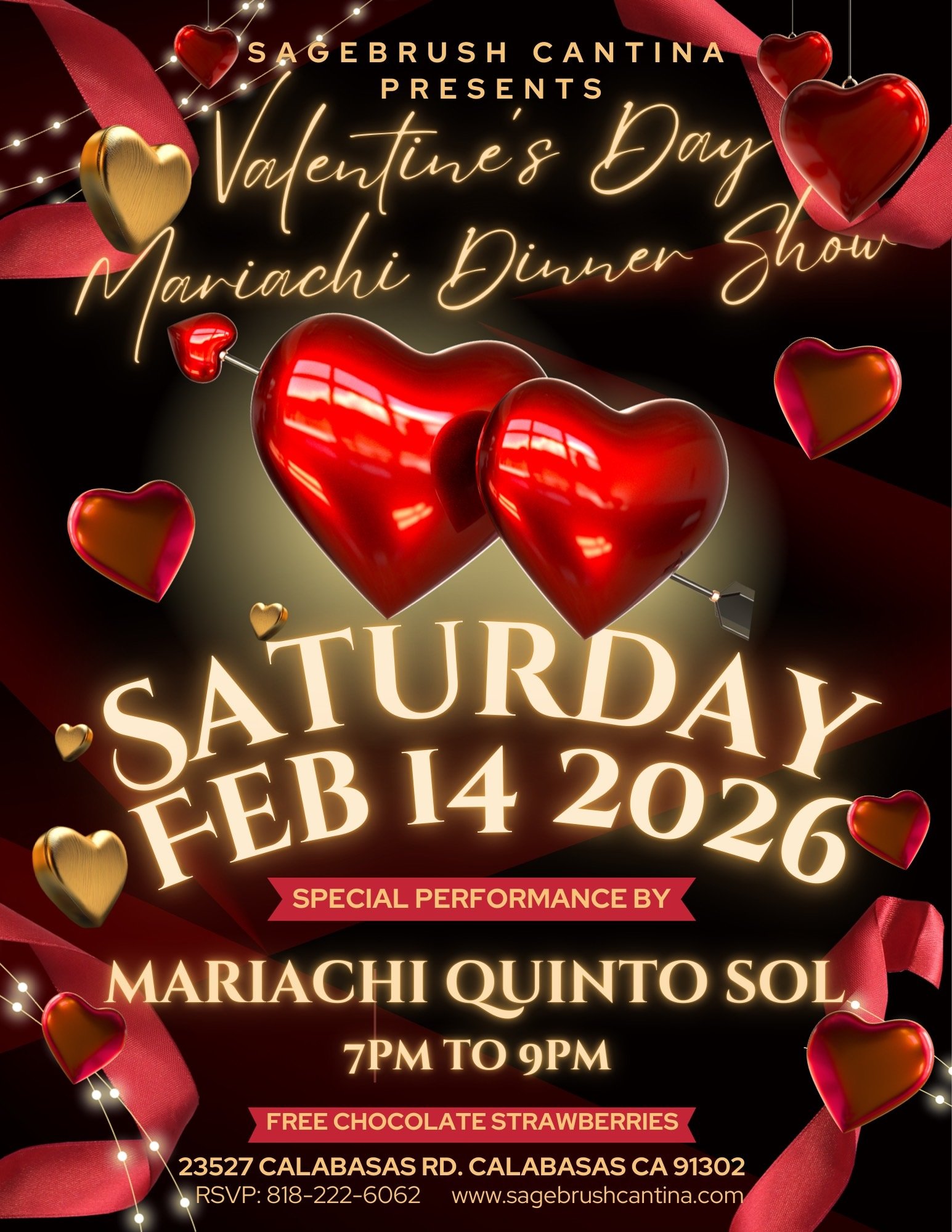 Valentines Day Mariachi Dinner Show