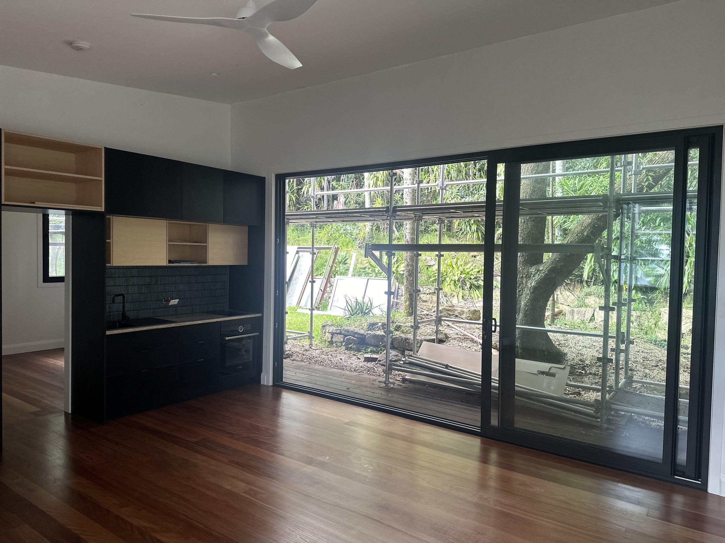 3-Panel Stacker Door - Open