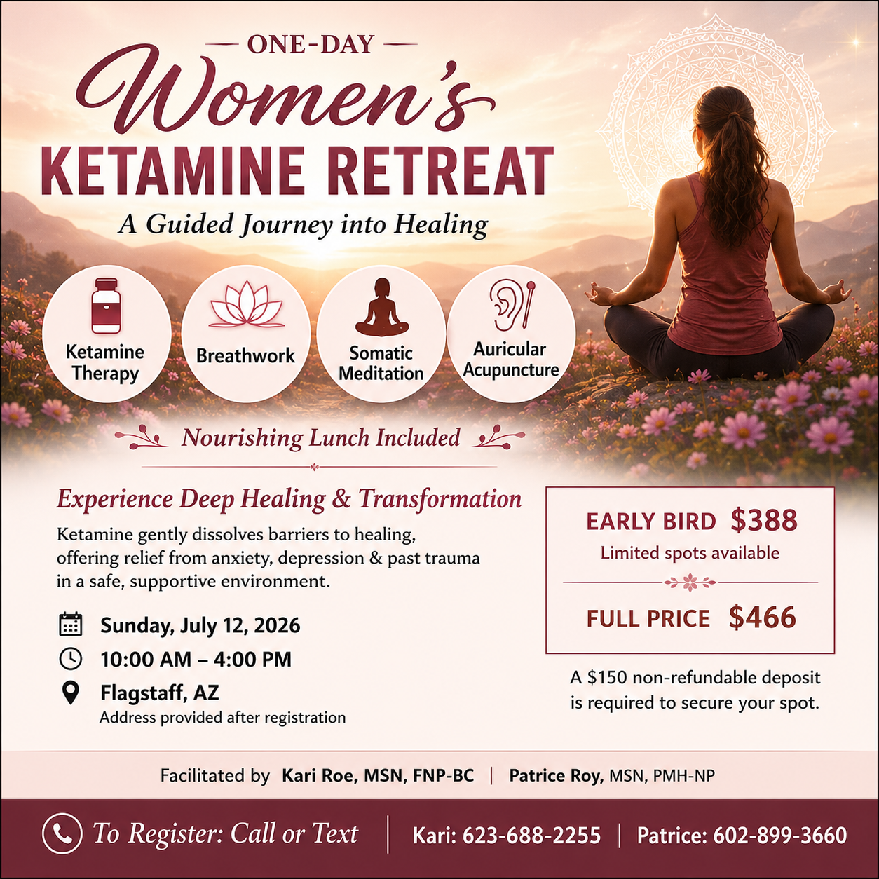 A Guided Journey into Healing - One Day Women’s Ketamine Retreat 