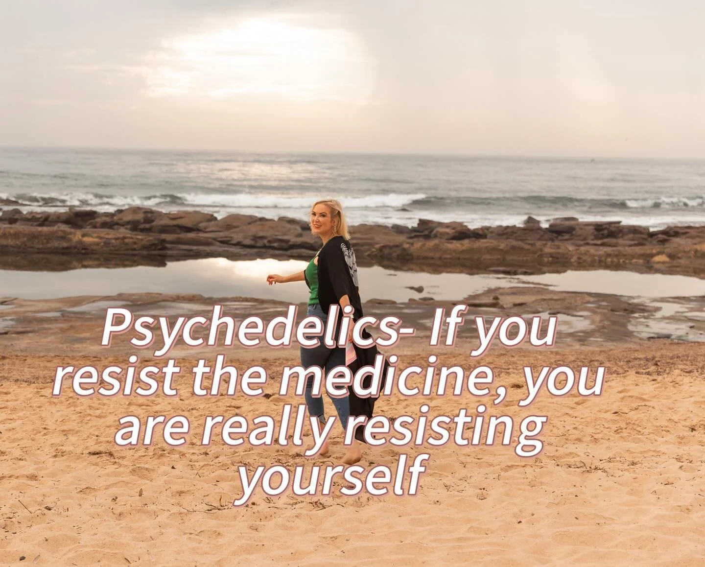 When you&rsquo;re resisting the medicine this is where you resist yourself. 

I see a lot of people who come to me for psychedelic integration who have been to an ayahuasca or Iboga retreat and they have not had any psychedelic experience.

This is m