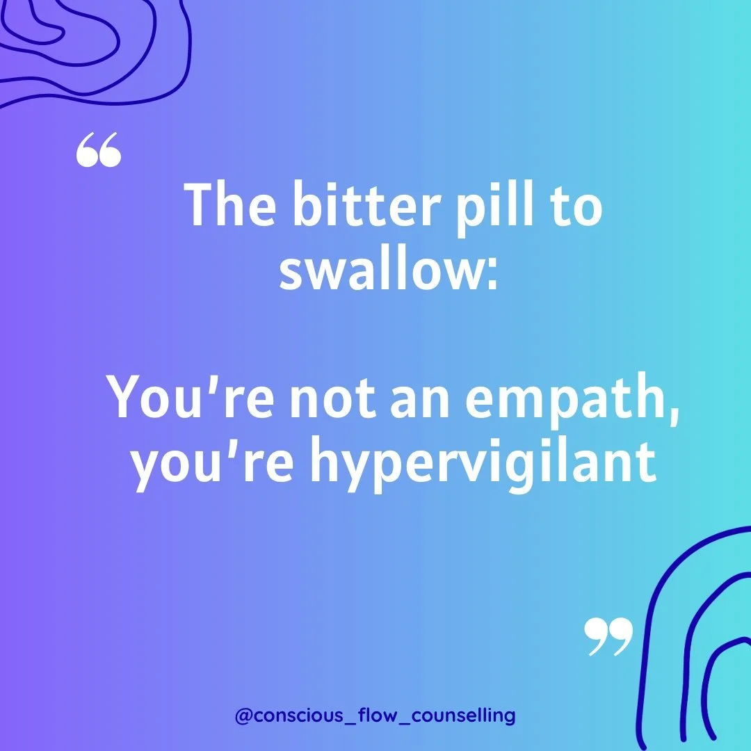 ✨ The bitter pill to swallow: You&rsquo;re not an empath &mdash; you&rsquo;re stuck in a state of hyper-vigilance.

Does this sound familiar?

You were the child who had to learn how to read faces.
 You became attuned to your parents&rsquo; needs, mo
