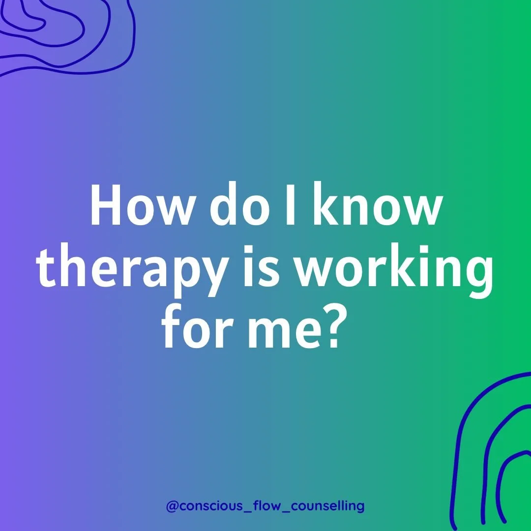 Sometimes we don&rsquo;t think that therapy is working until we sit back and realize we are becoming far more resilient than we were before, or we are showing up in situations much differently than before. 

First the signs are subtle and small and t