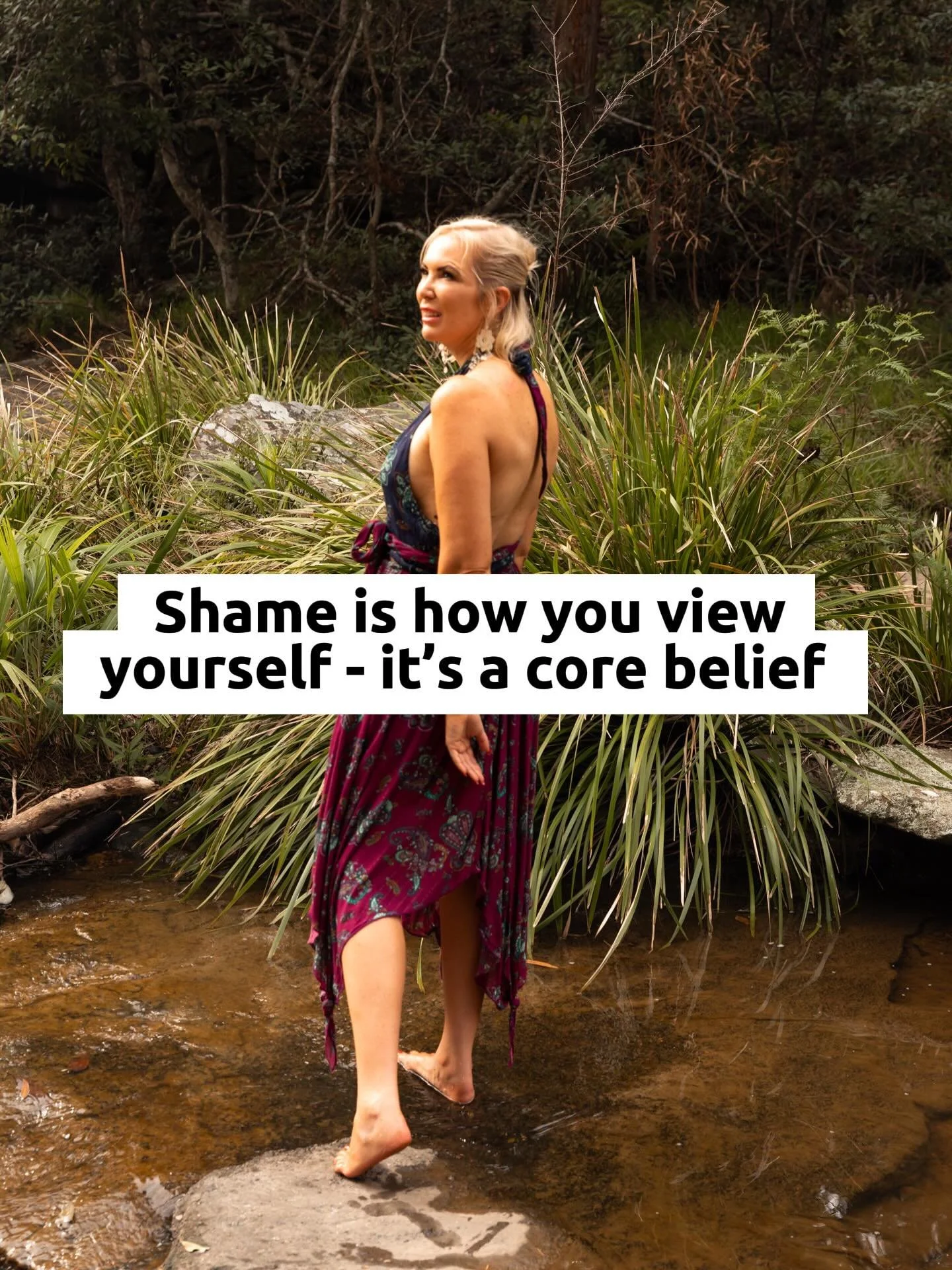 Shame is actually not an emotion, it is a core belief. It is a belief about how you view yourself. It is about who you think you are.

Therefore if you know that you hold shame, you hold a negative view about yourself and who you are as a person. Thi
