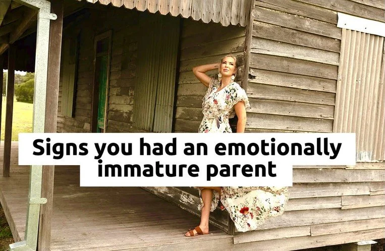 So how do you know if you have an emotionally immature parent? There are key signs that you had an emotionally immature parent, but chances are you struggle in your relationship with them now, you may find they are difficult to deal with, you feel li