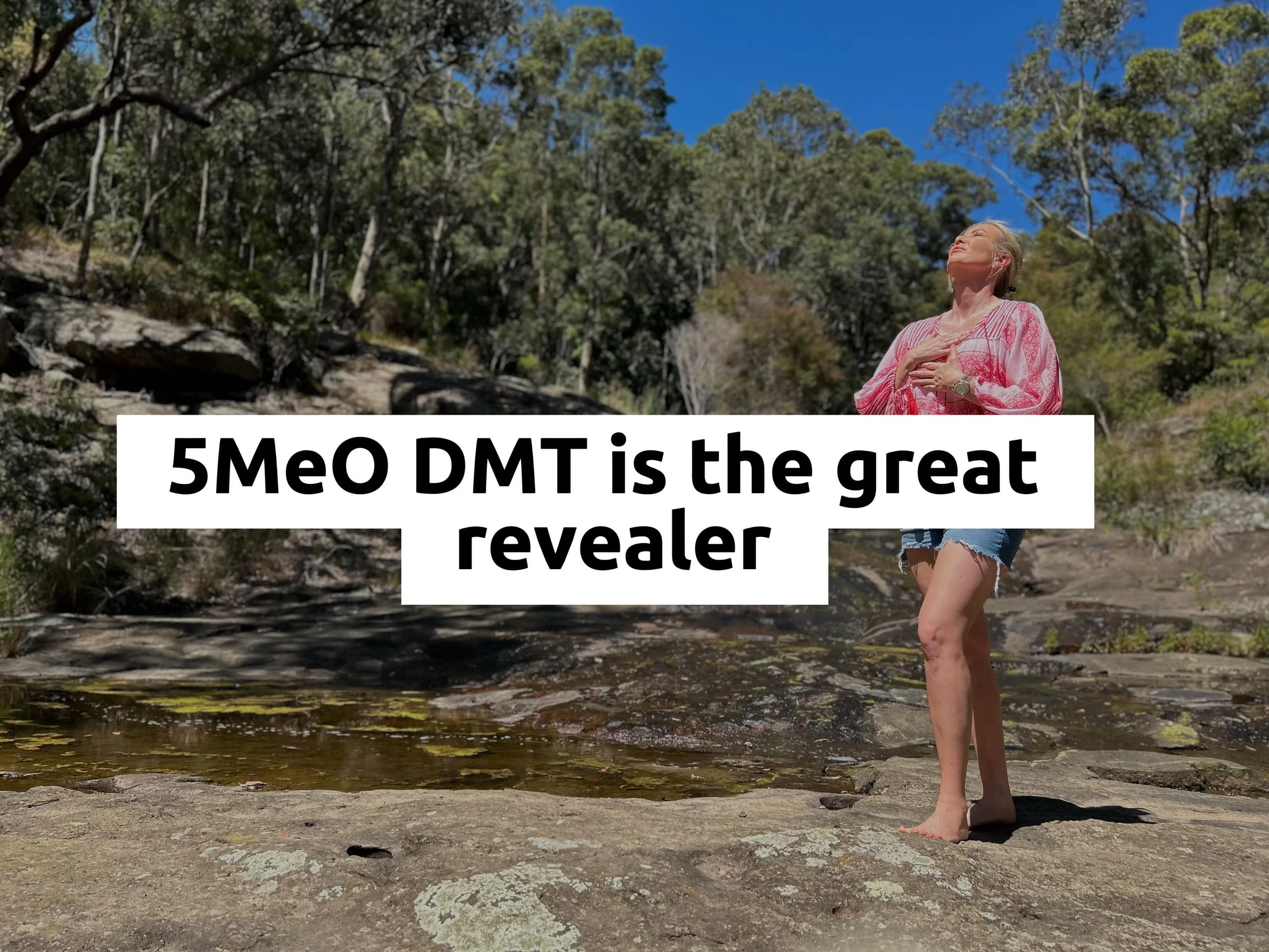 The reason why I consider 5MeO DMT one of my medicines is because it is the medicine that completely strips away the ego so that you can enter into a non-dual state where the ego is completely eradicated and you are able to meet yourself in pure cons