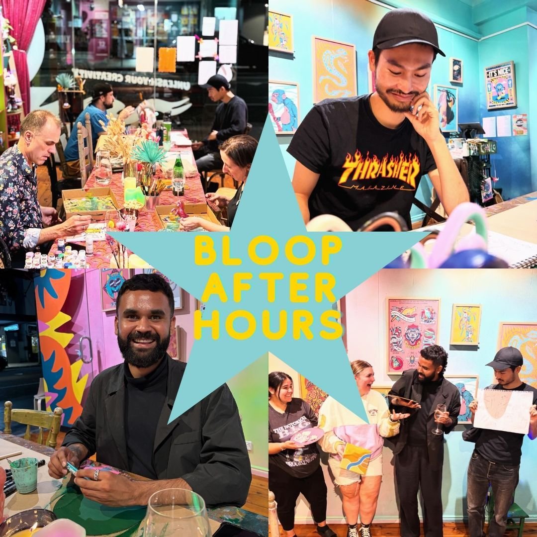 TAG A MATE!

FRI-YAY NIGHTS AT STUDIO BLOOP 7-9PM

Adult creation stations, make things and sip on stuff...drop on in and say hi!

#adultevenings #grownupsonly #innerwestouting #innerwest #rozellelocals #darlingstreetrozelle #darlingstreet #studioblo