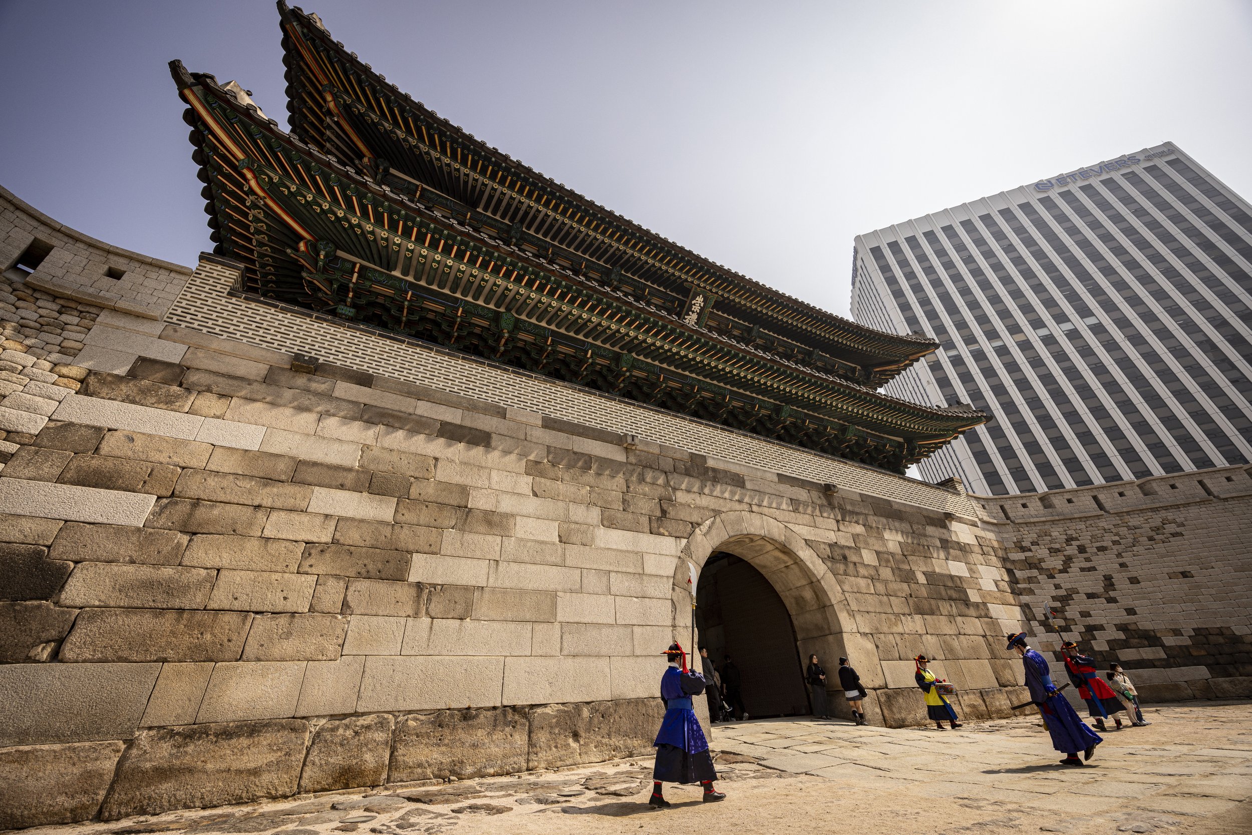 Changing of the Guard, Sungnyemun Gate, Seoul