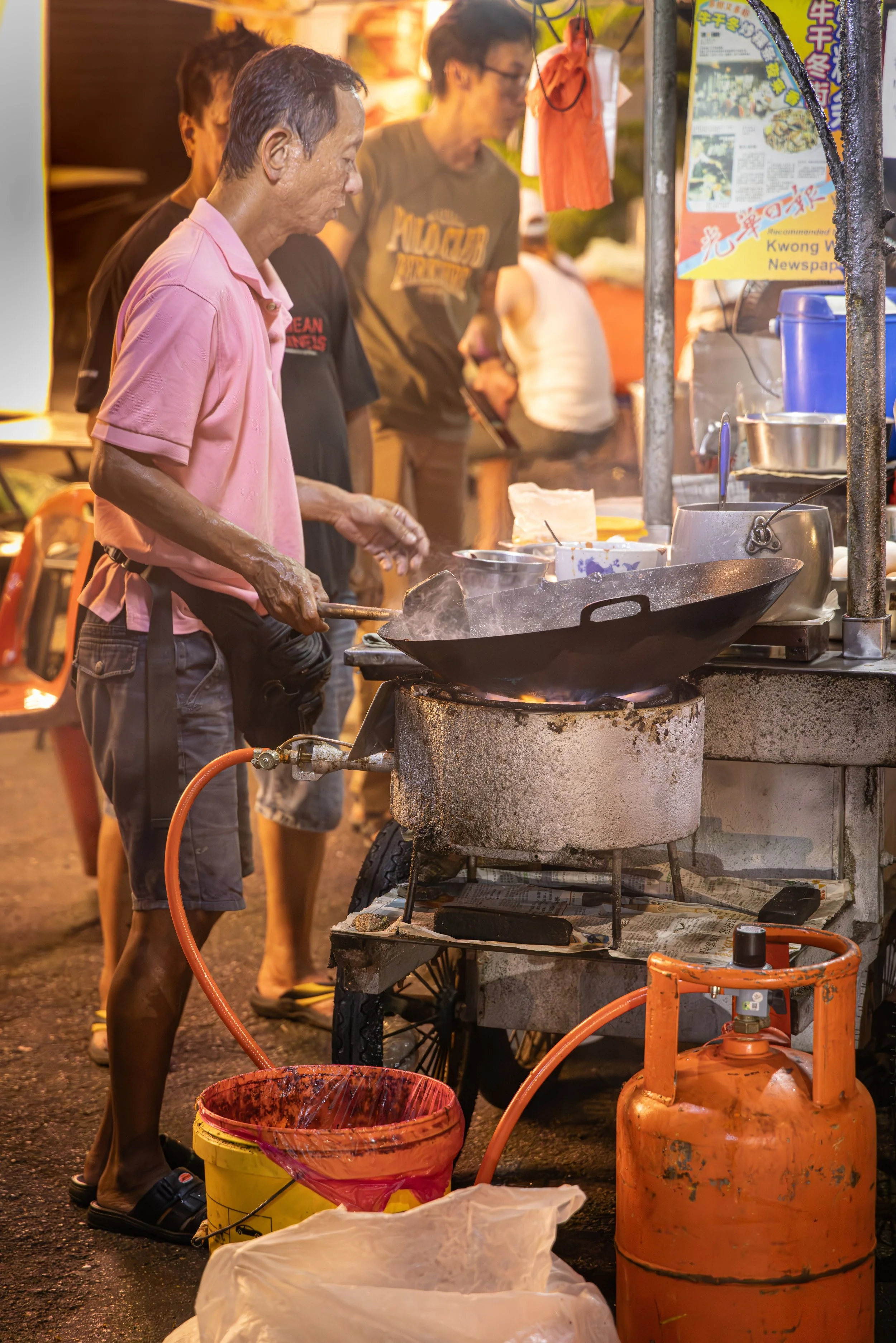 Street Hawker, Carnarvon St. George Town, Penang, Malaysia