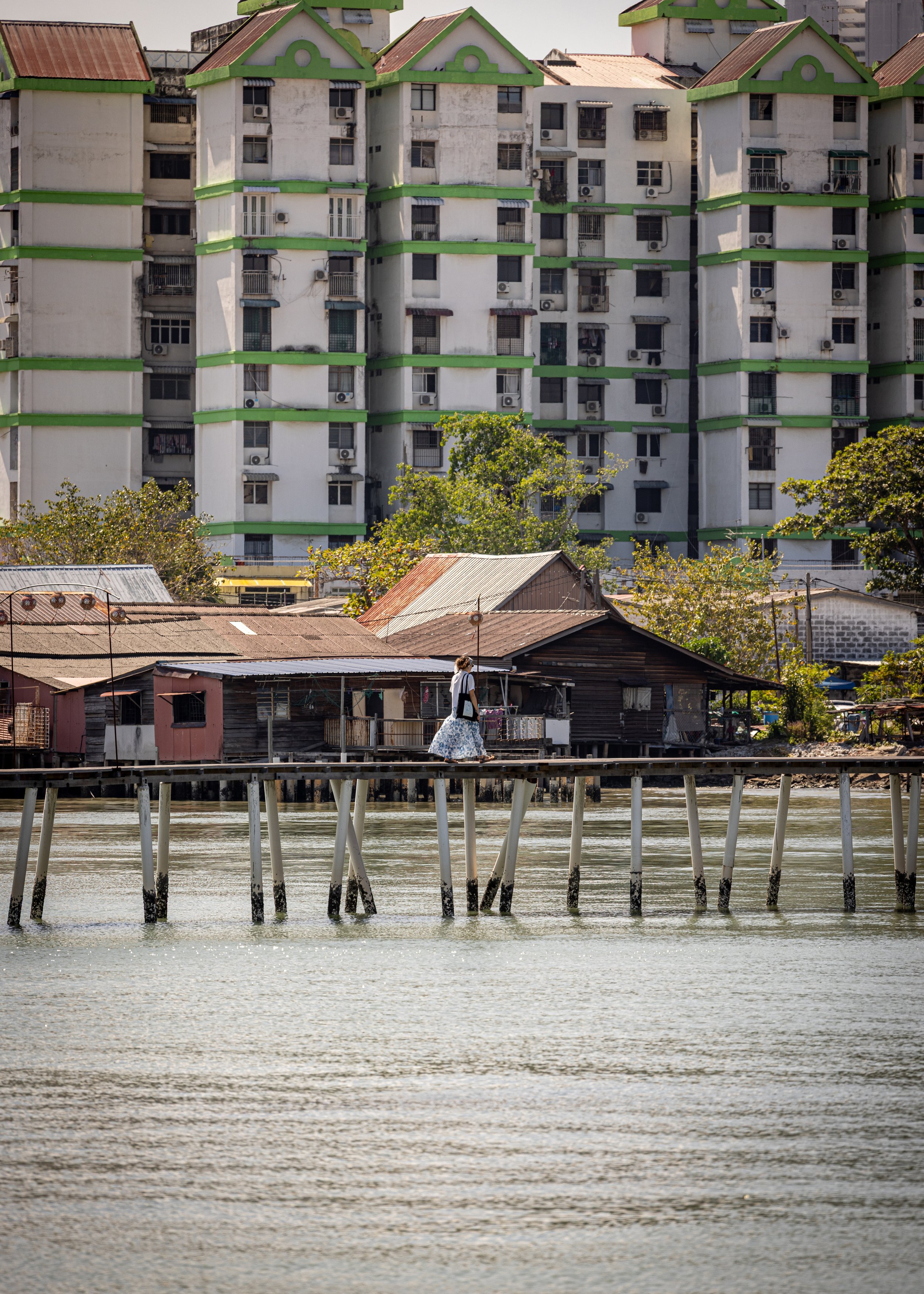 Wooden Pier, George Town, Penang, Malaysia