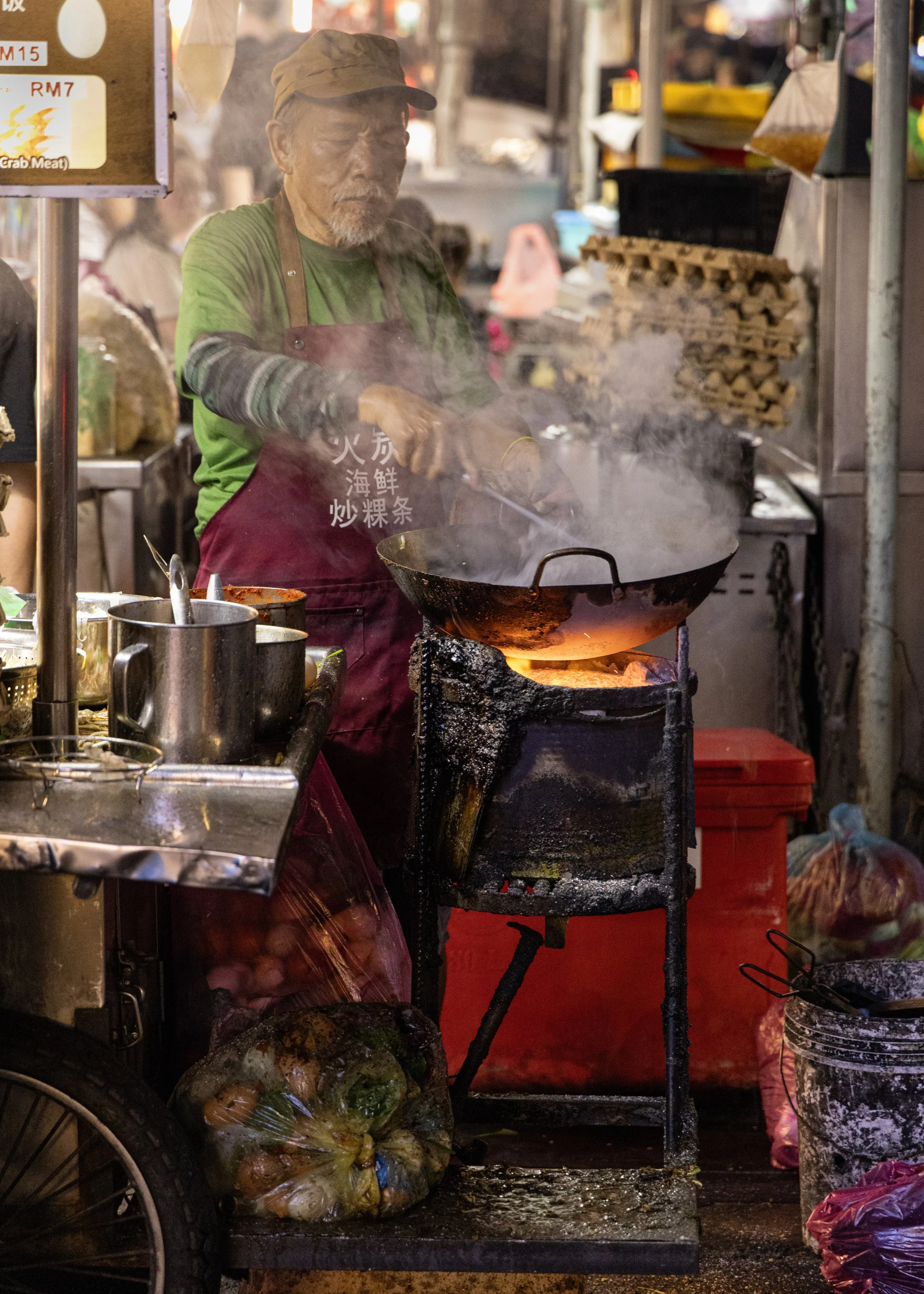 Street Hawker, MacAlister Rd. George Town, Penang, Malaysia