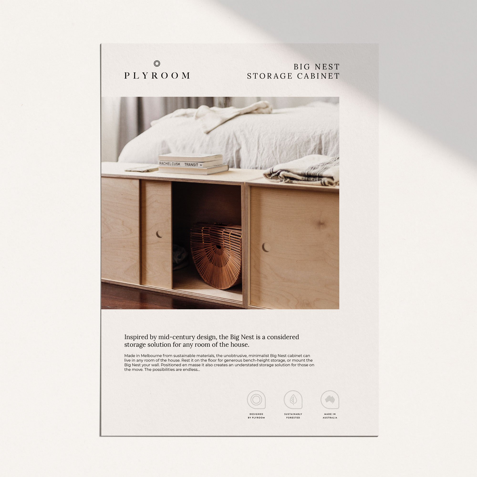 Graphic design for Plyroom by Sophie Custance Graphic Designer and Digital Marketer