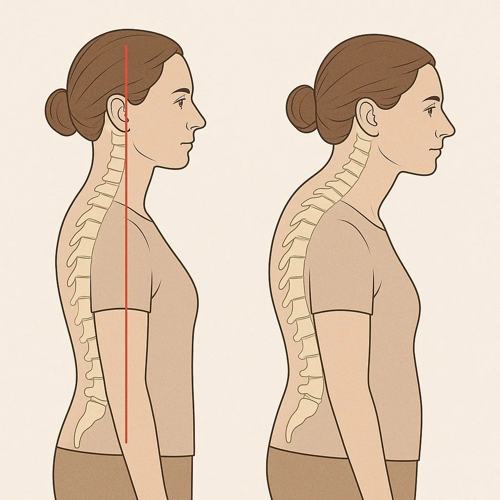 Do you notice a small bump forming at the base of your neck, or maybe you&rsquo;ve seen it run in your family?
 That&rsquo;s something Dr. Champagne sees often. It&rsquo;s known as a Dowager&rsquo;s Hump, a rounded curve that forms when the body adap