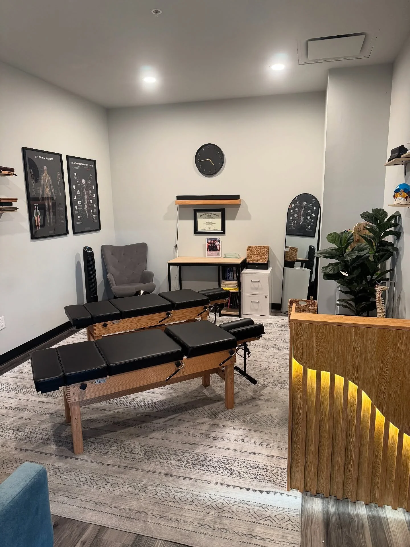 A small change with big intentions 🤍

We added another table to support a more natural flow during adjustment appointments. Discovery exams and report visits will always be private and 1:1, with the door closed.

When the door is open and you&rsquo;