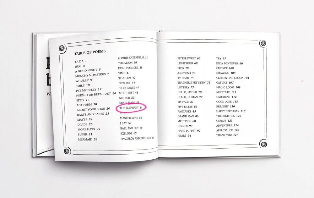 Creating “The Elephant” in Poems for Breakfast