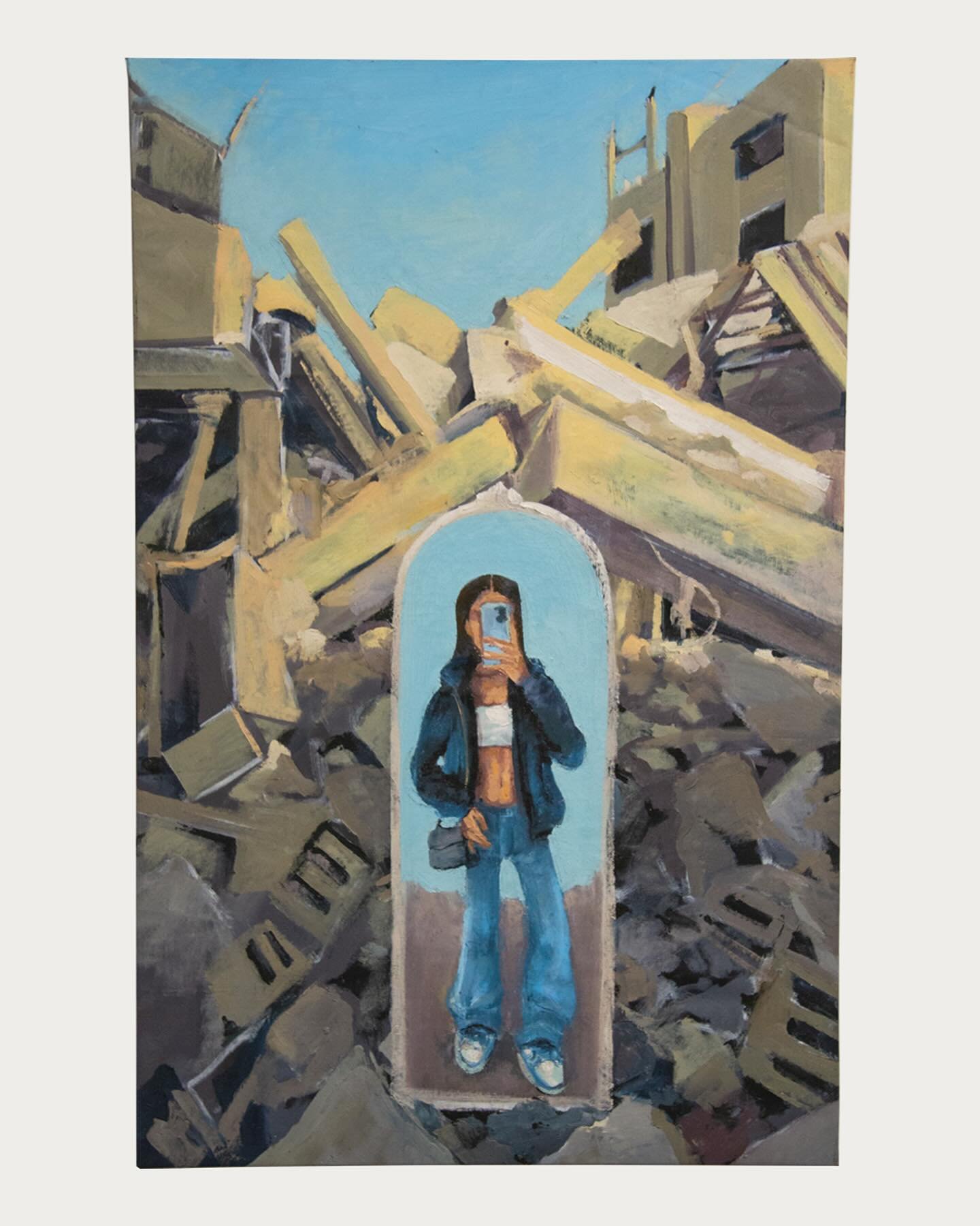 &ldquo;Fit Check&rdquo; by @annabelleandersonn 

Currently on view in &ldquo;Location, Location, Location&rdquo;, a group exhibition.

Schedule your visit at link in bio.

For inquiries, contact gallery@deixisofficial.com

#AnnabelleAnderson