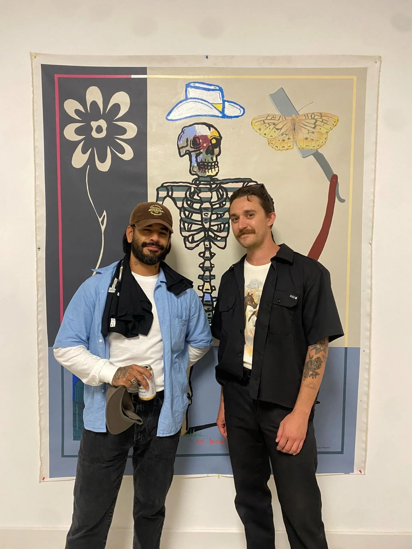 Congratulations to my brothers Rick Macaw @strange.water and Victor Rodriguez @tone__dog on some incredible shows.

What an honor to be neighbors with @personalrecord.gallery and exhibit such powerful work simultaneously. 

Please see both shows and 