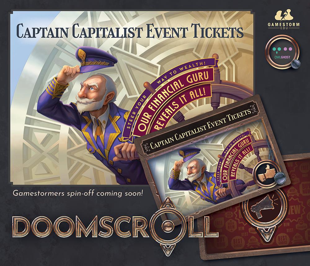 Doomscroll: Ad Captain Capitalist Card