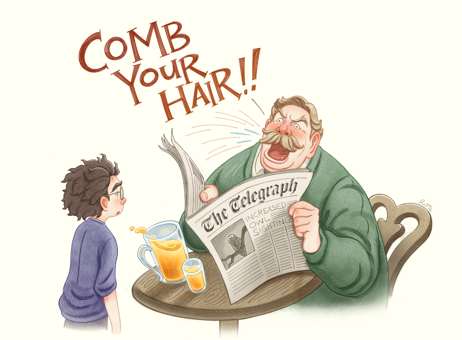 Comb your hair!