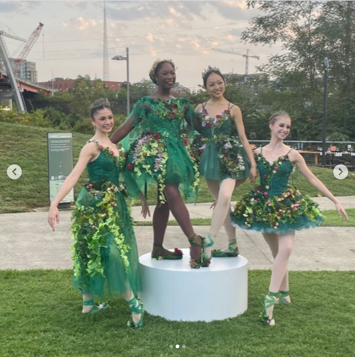 Dancers in Costume at Event
