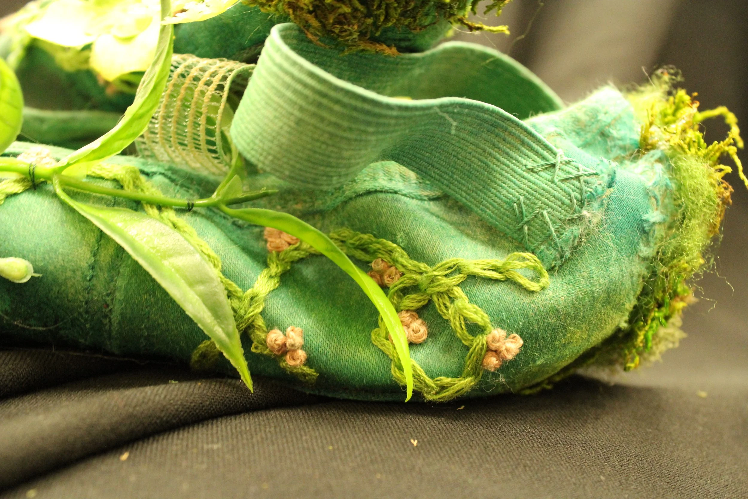Embroidery Detail of Fourth Pair of Shoes