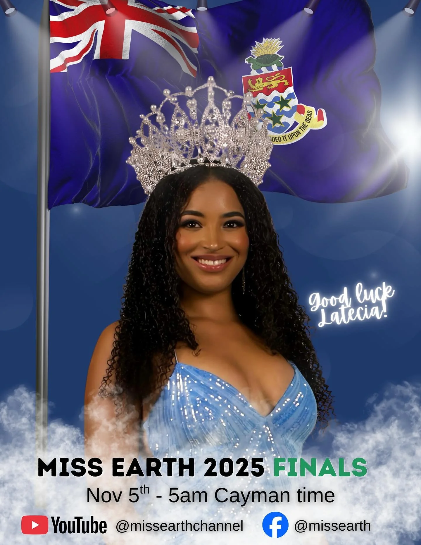 Latecia is shining bright in the Philippines and now she's ready to take on the Miss Earth stage! ❤️🇰🇾 We're rooting for you, Queen! Your country is truly proud of you. 

Tune in live or catch the playback on @missearth's Youtube and Facebook pages