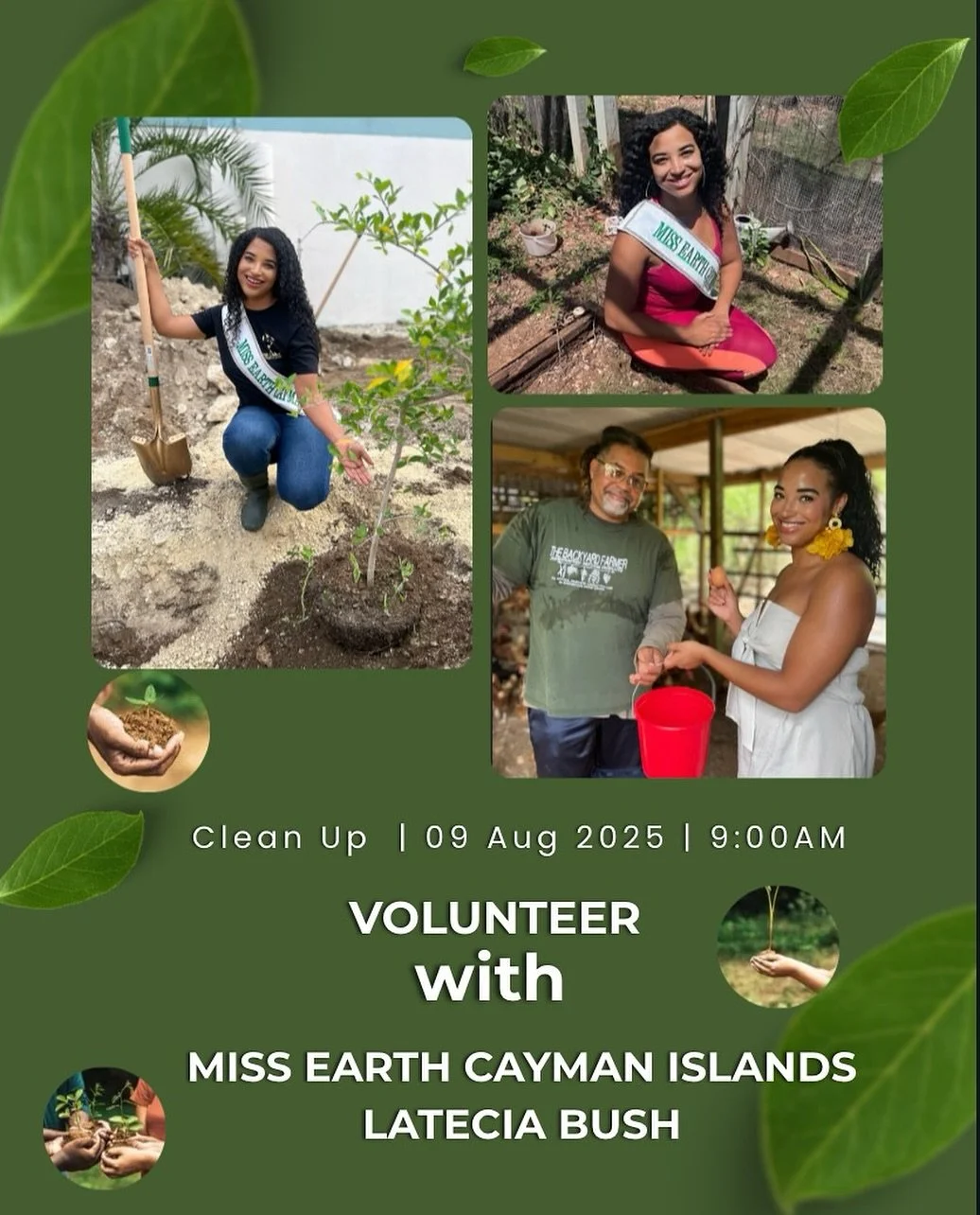 Volunteer with Miss Earth Cayman Islands!