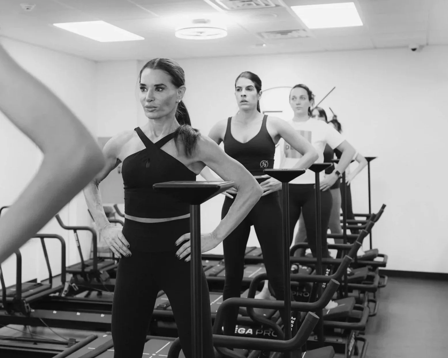FORM COLLECTIVE community members in a Lagree and Pilates class at FORM BY TWO in Princeton, New Jersey