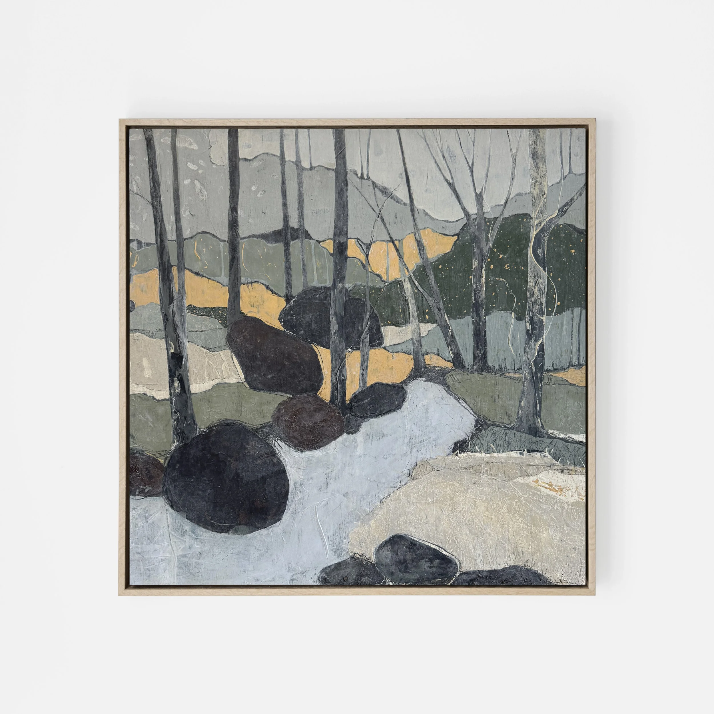 Wattle & Ash, 60 x 60 - SOLD