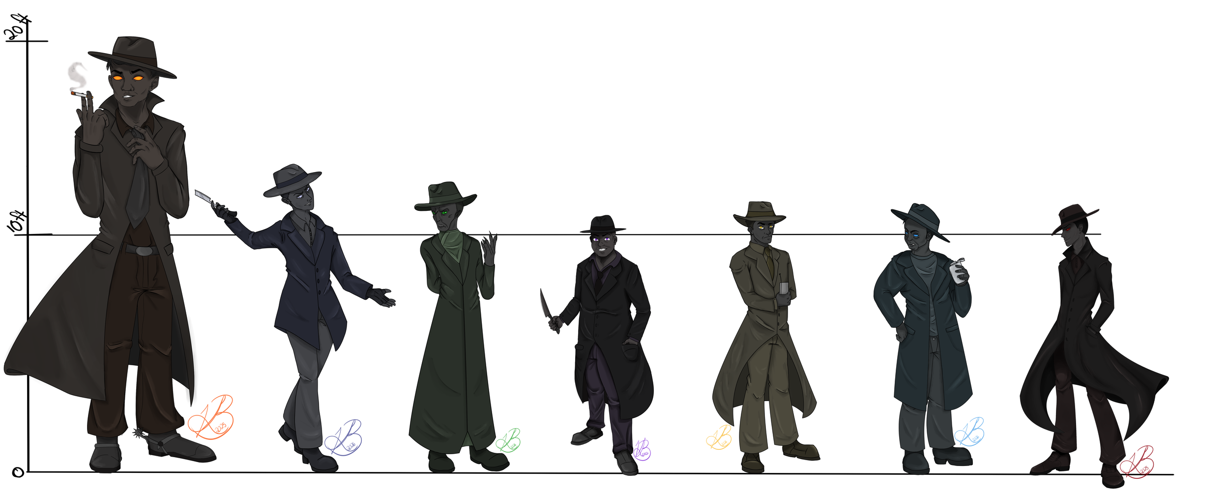 Hatmen Boss Height Chart, digital, 2026