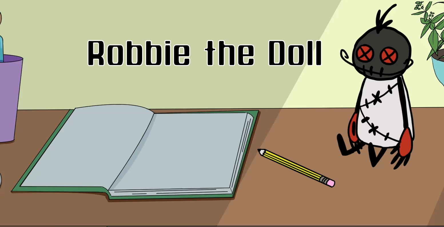 Robbie the Doll, short digital animation, 2025 (Click for Video)