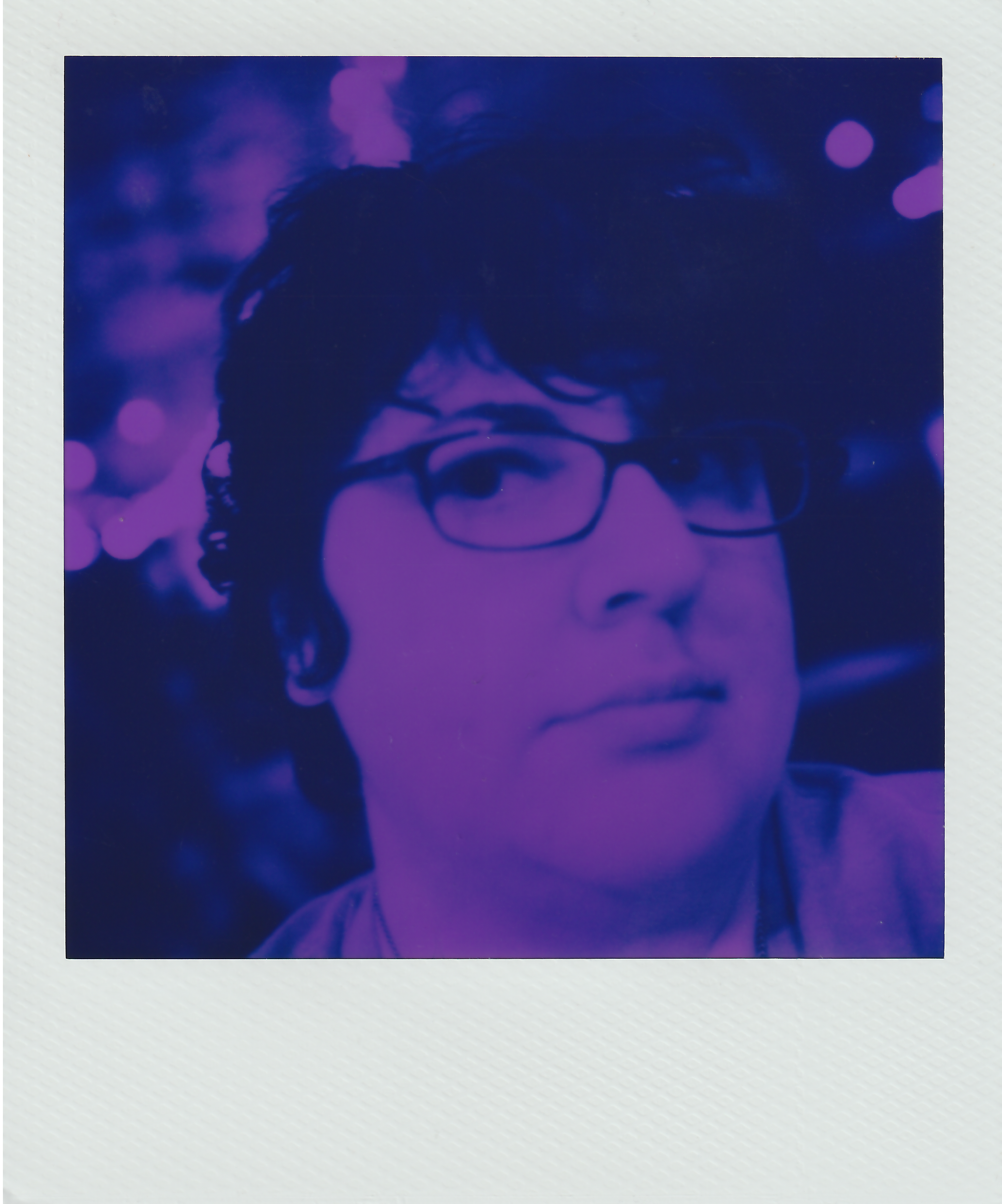 Self Portrait; polaroid film; 2026